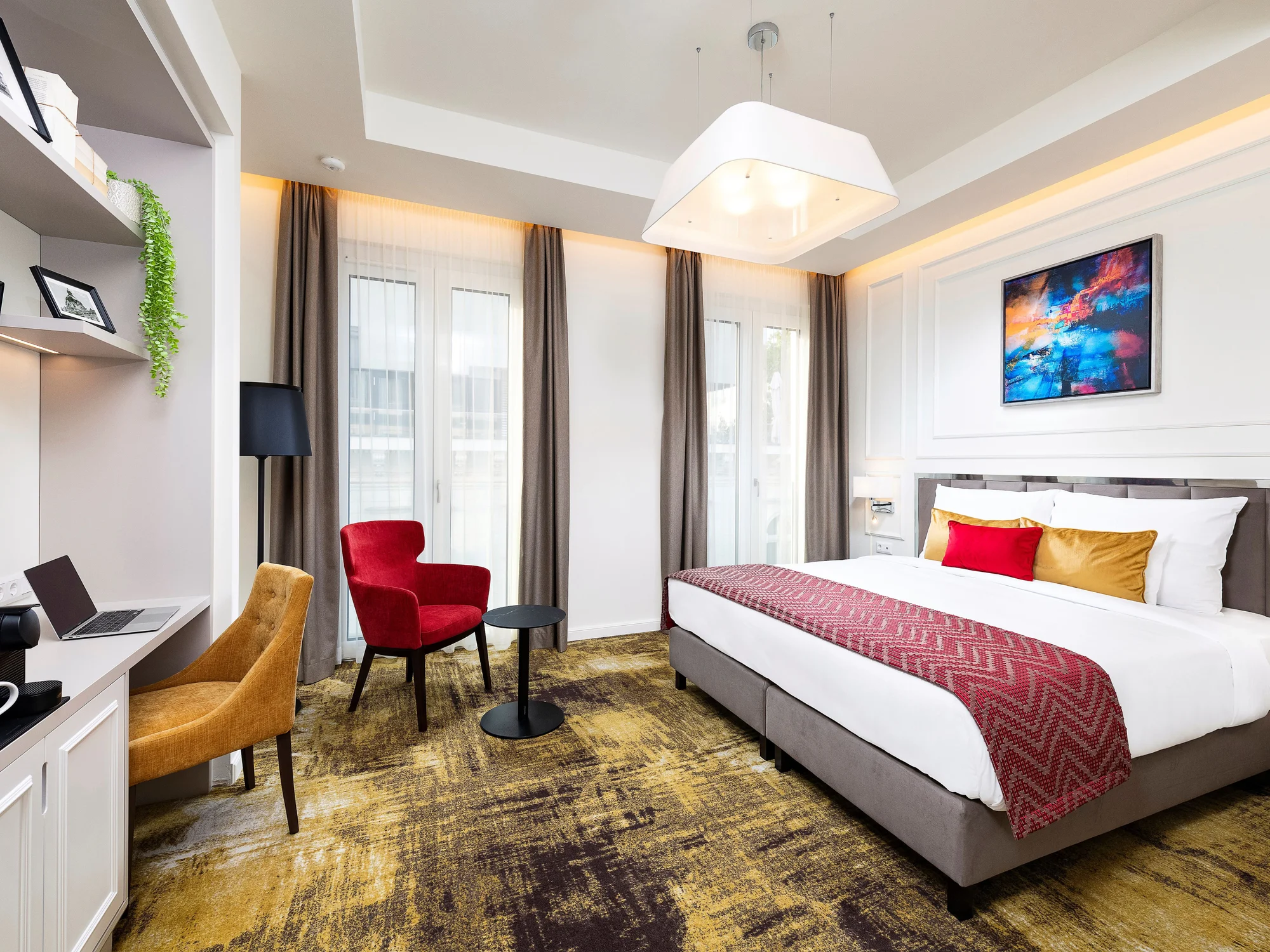 Stylová oáza v srdci Budapešti: pobyt se snídaní a neomezeným vstupem do saun