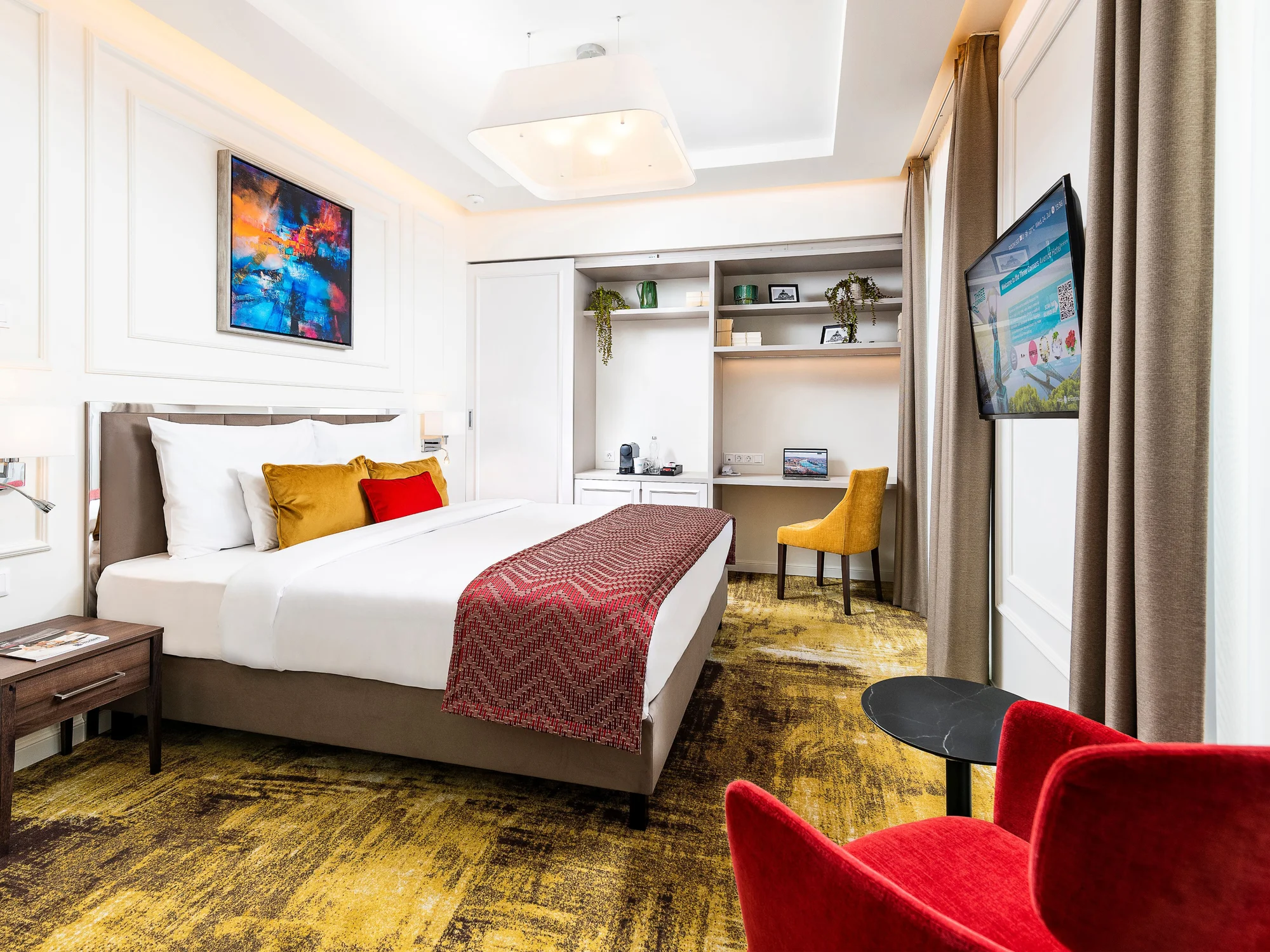 4* hotel v centru Budapešti se snídaní, saunou a slevou do kavárny: pobyt pro 2 osoby
