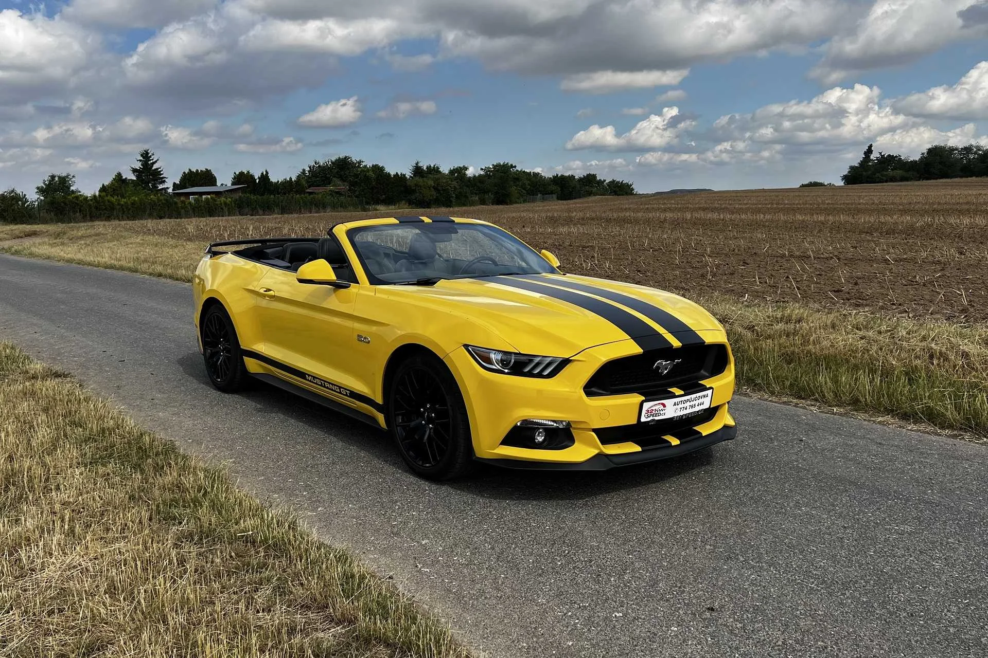 Léto může začít: Ford Mustang GT 5.0 V8 Cabrio 450 koní na 12 či 24 hodin