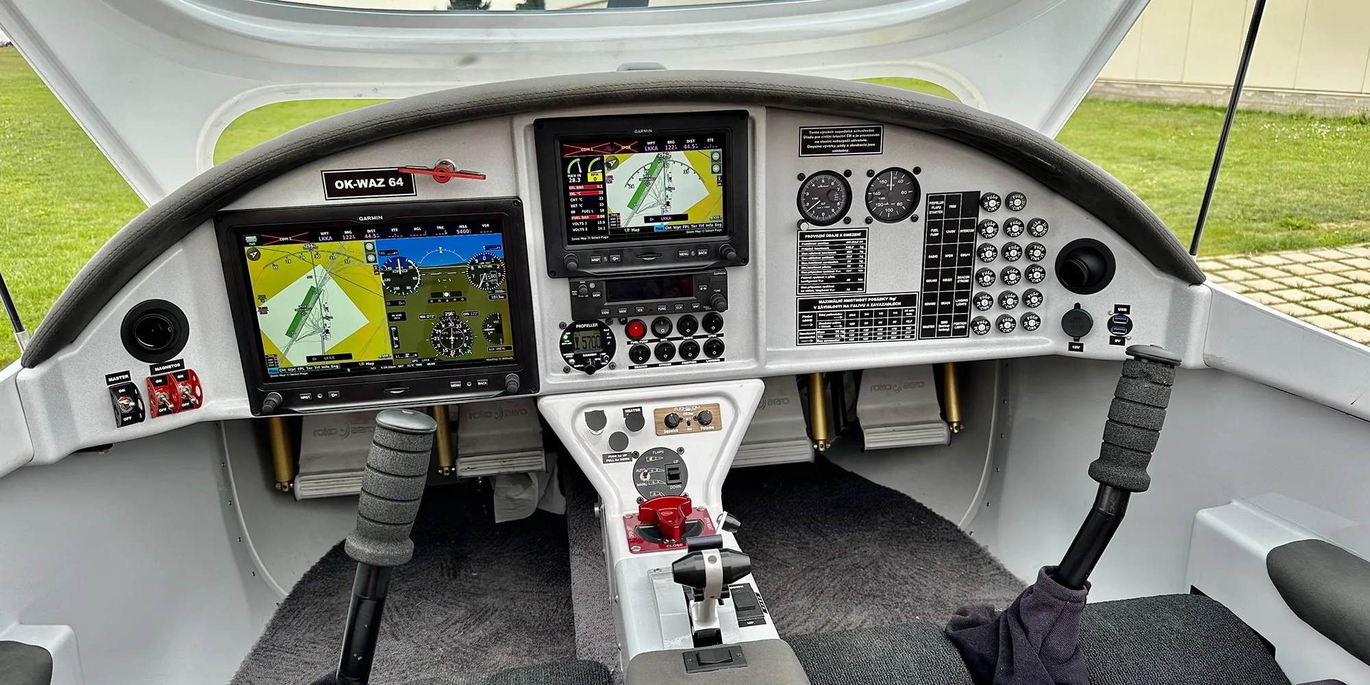 Pilotem na zkoušku v letadle Roko VIA: 30 nebo 60 min.
