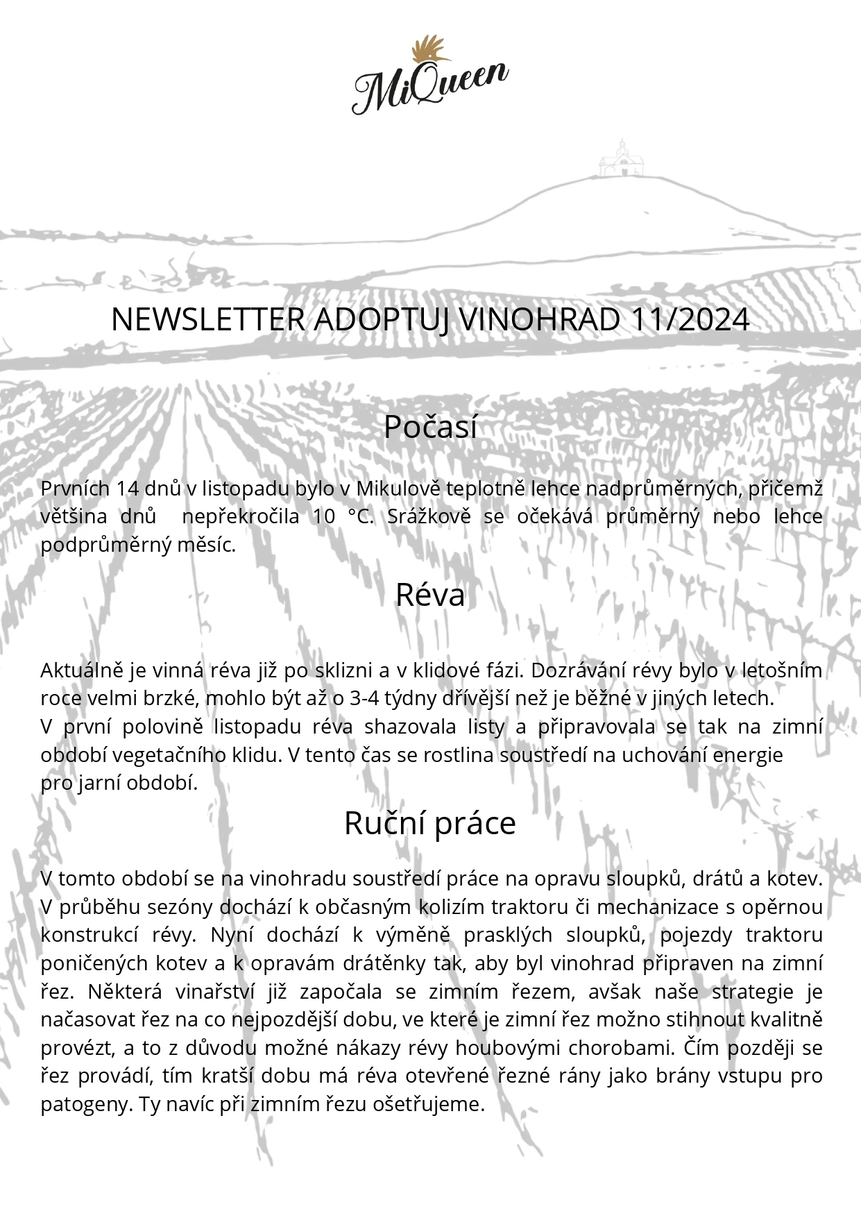 Adoptujte si vinohrad: na 1 rok vlastníkem kousku vinice, až 36 lahví vína
