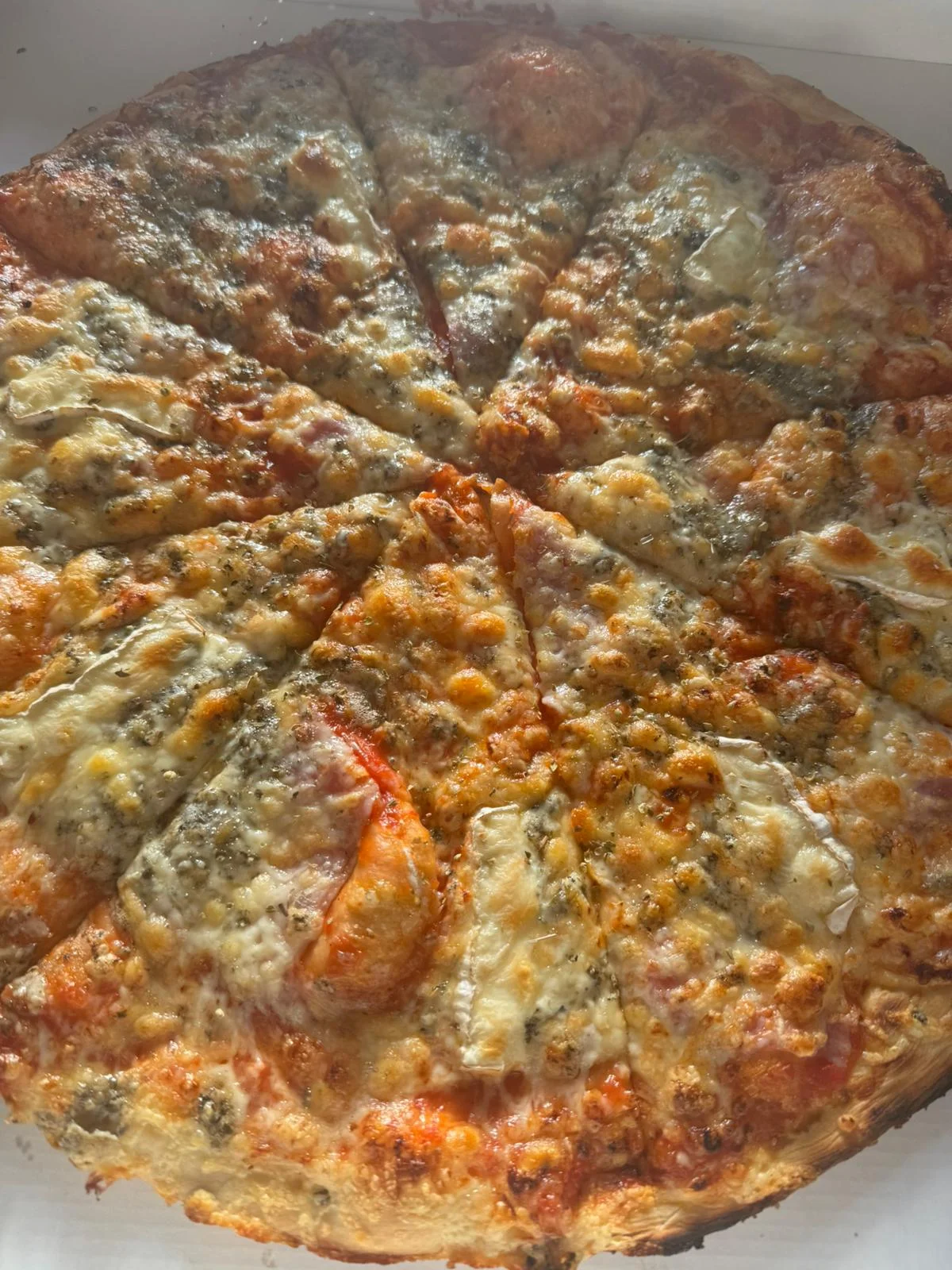 1 nebo 2 velké pizzy o průměru 45 cm, výběr z 21 druhů a rozvoz po Opavě