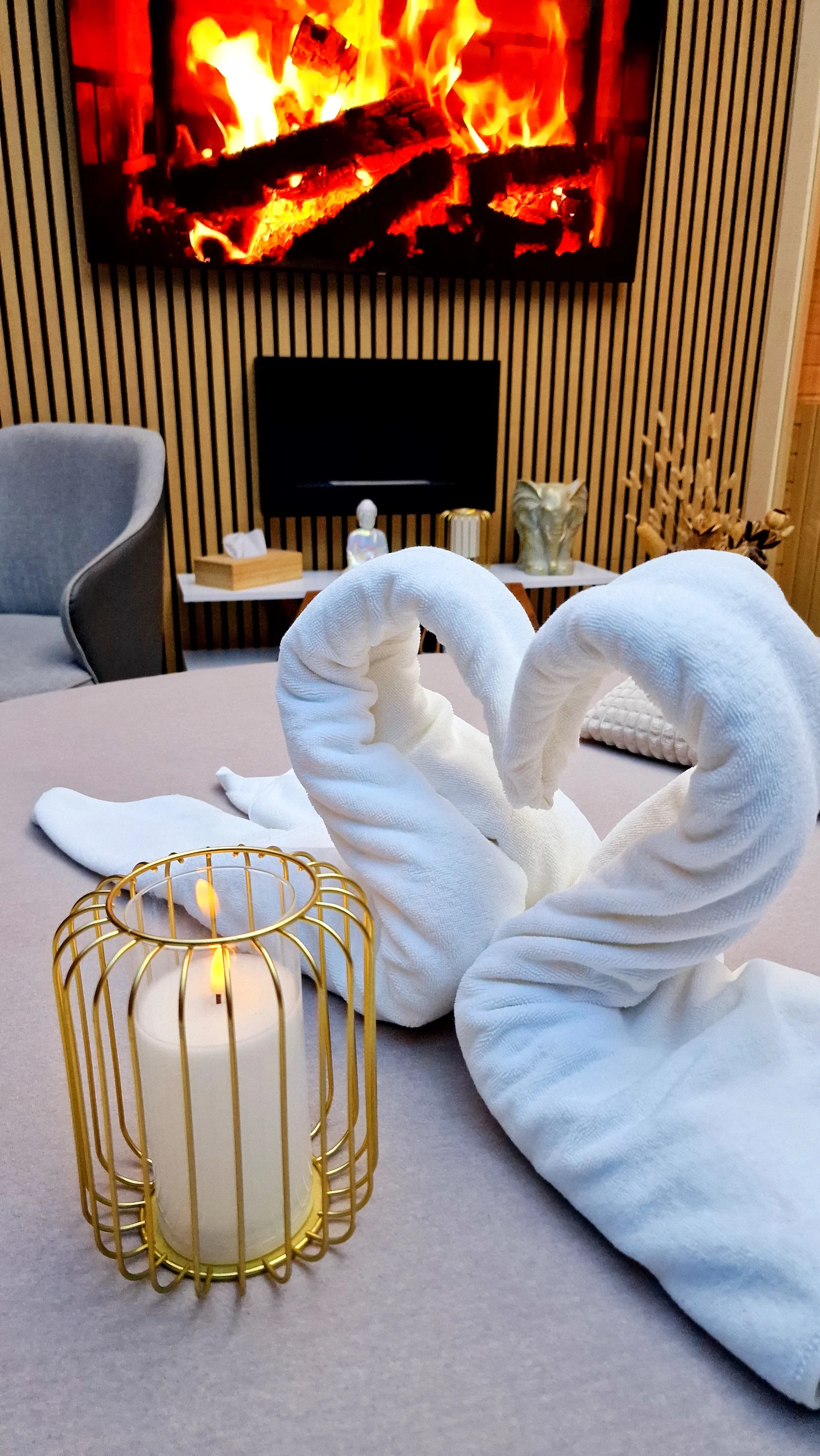 Nové privátní wellness v Hloubětíně: velký whirlpool, finská sauna, dvě relaxační zóny na výběr a drink