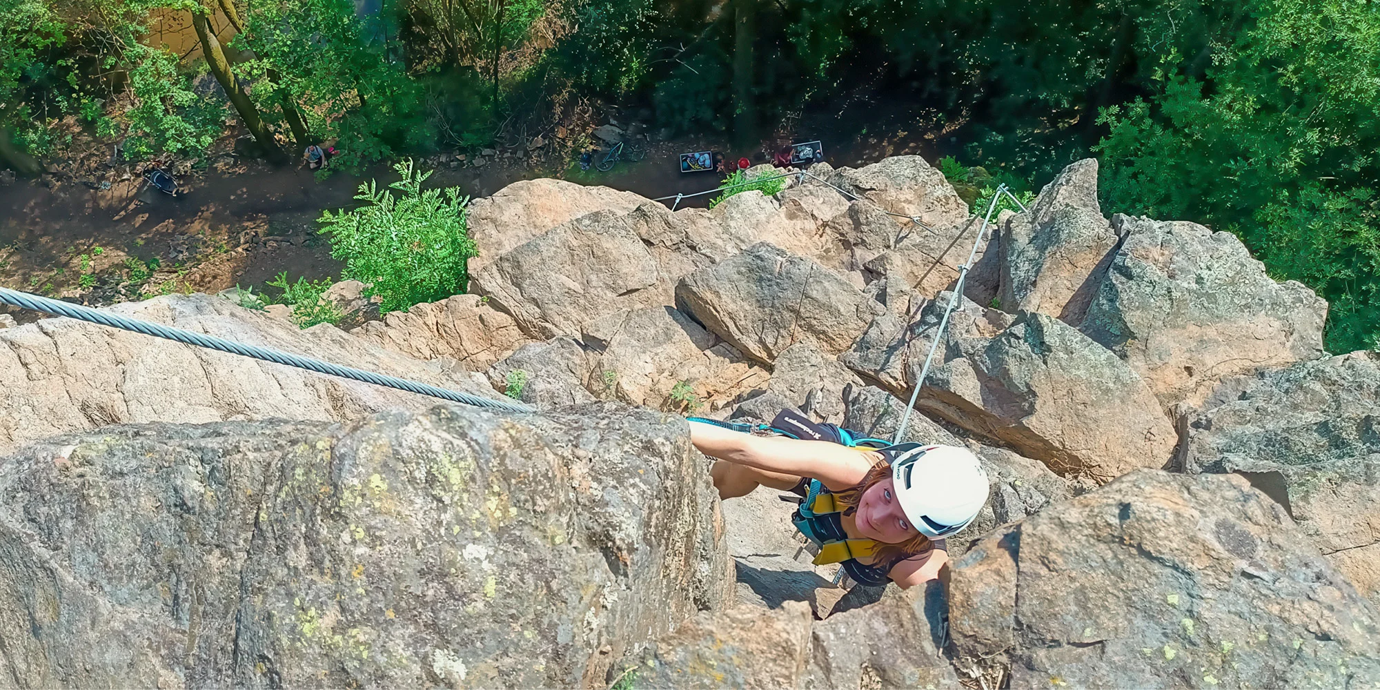 Via ferrata Václavské skály u Písku pro 1 či 2 osoby