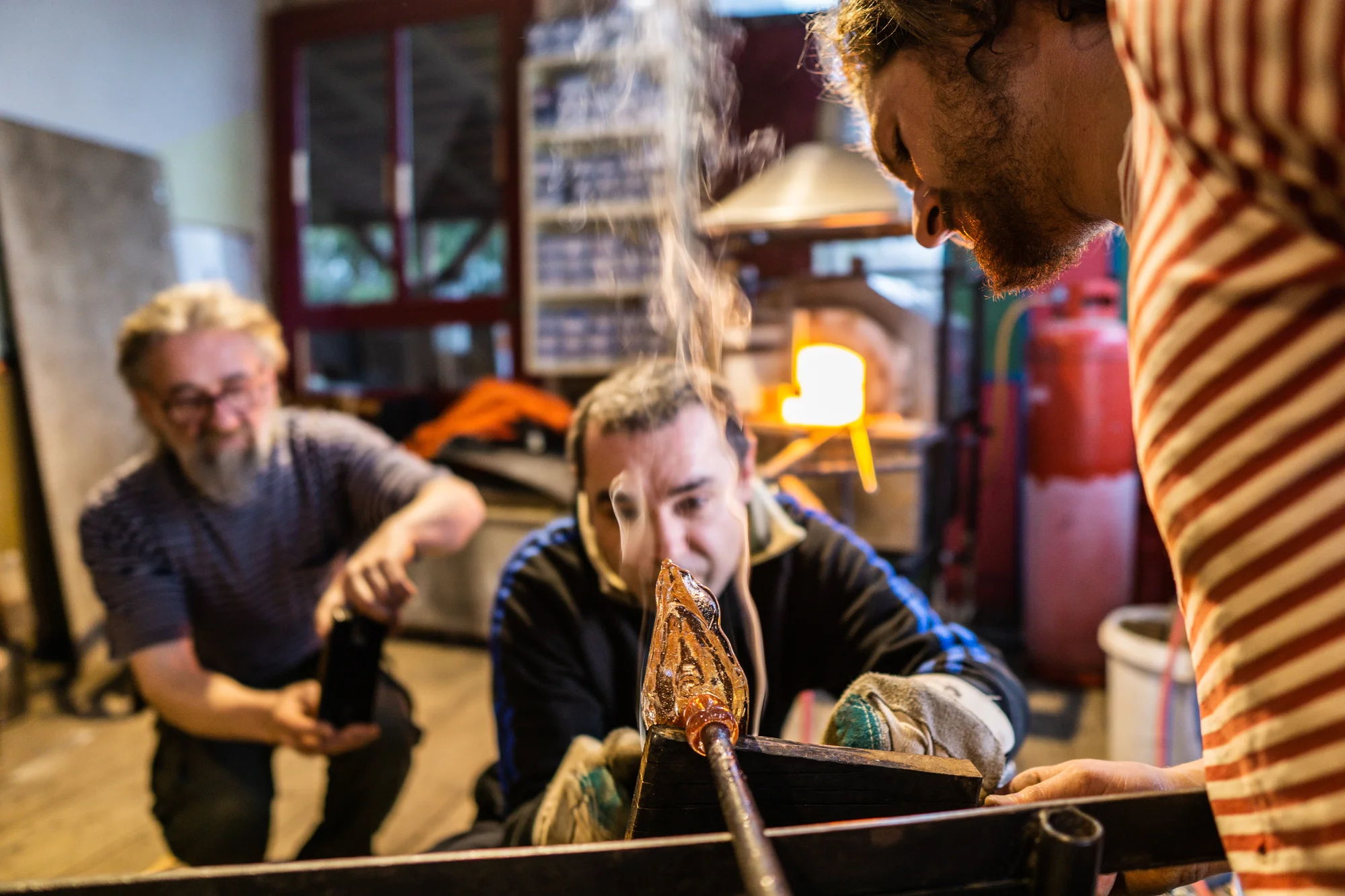 Soukromý sklářský workshop pro 1-5 osob: vyfoukněte si vlastní výrobky