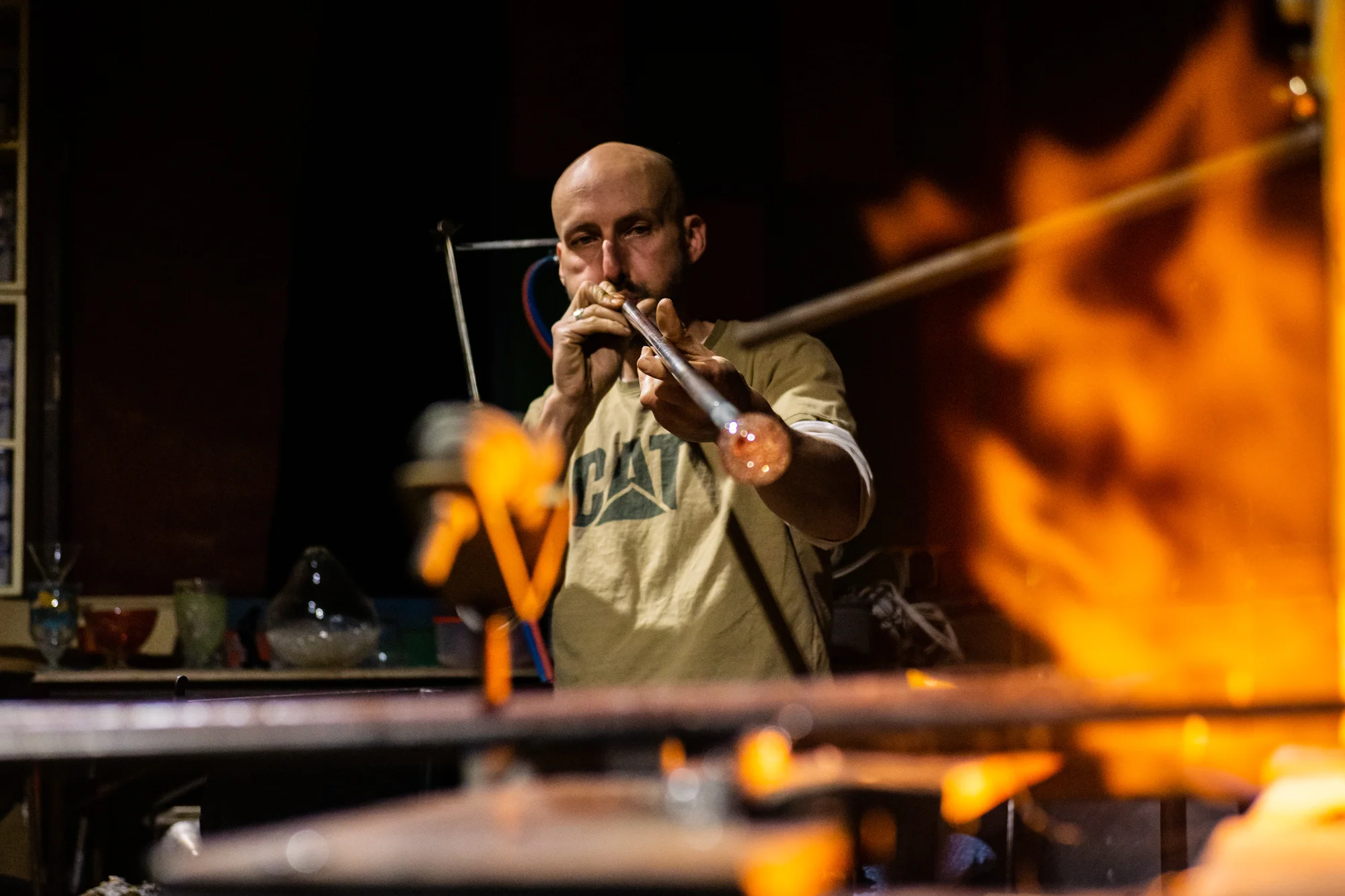 Soukromý sklářský workshop pro 1-5 osob: vyfoukněte si vlastní výrobky