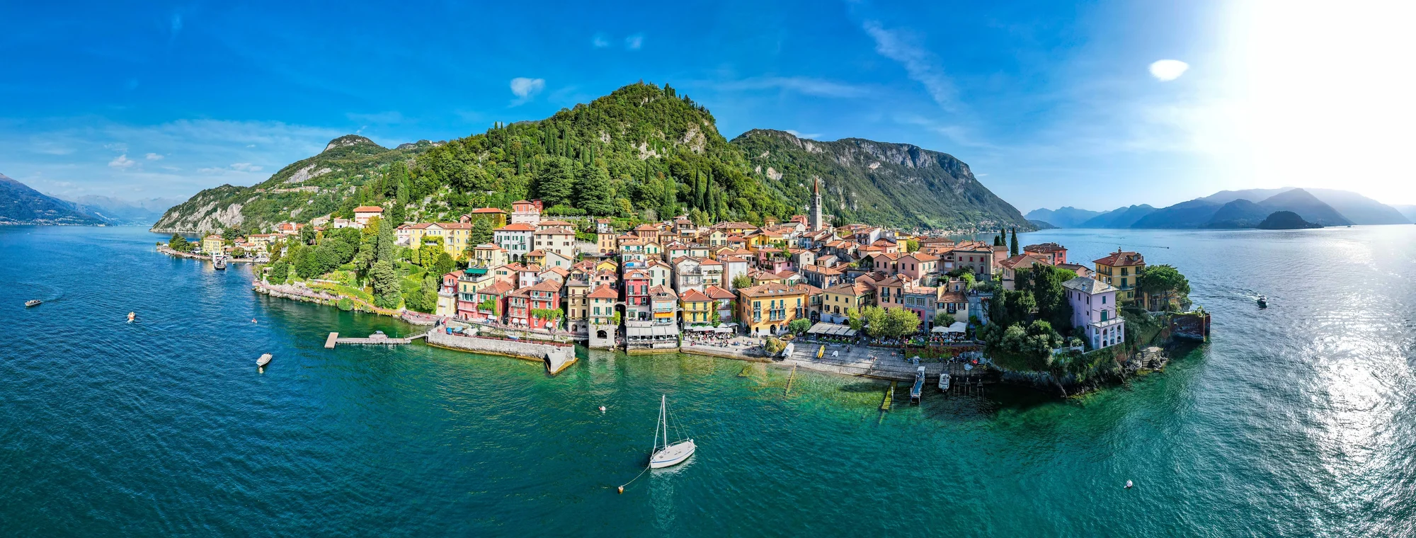 Lago di Como: hotel přímo na břehu jezera, polopenze i venkovní bazén