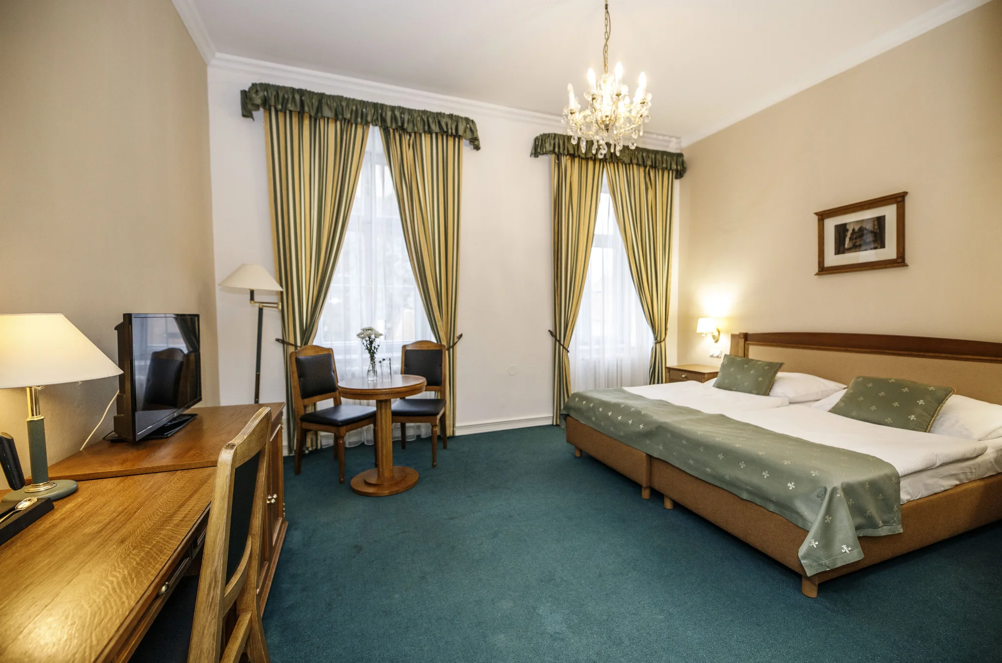 Pobyt v centru Českého Krumlova: elegantní pokoje a bufetové snídaně