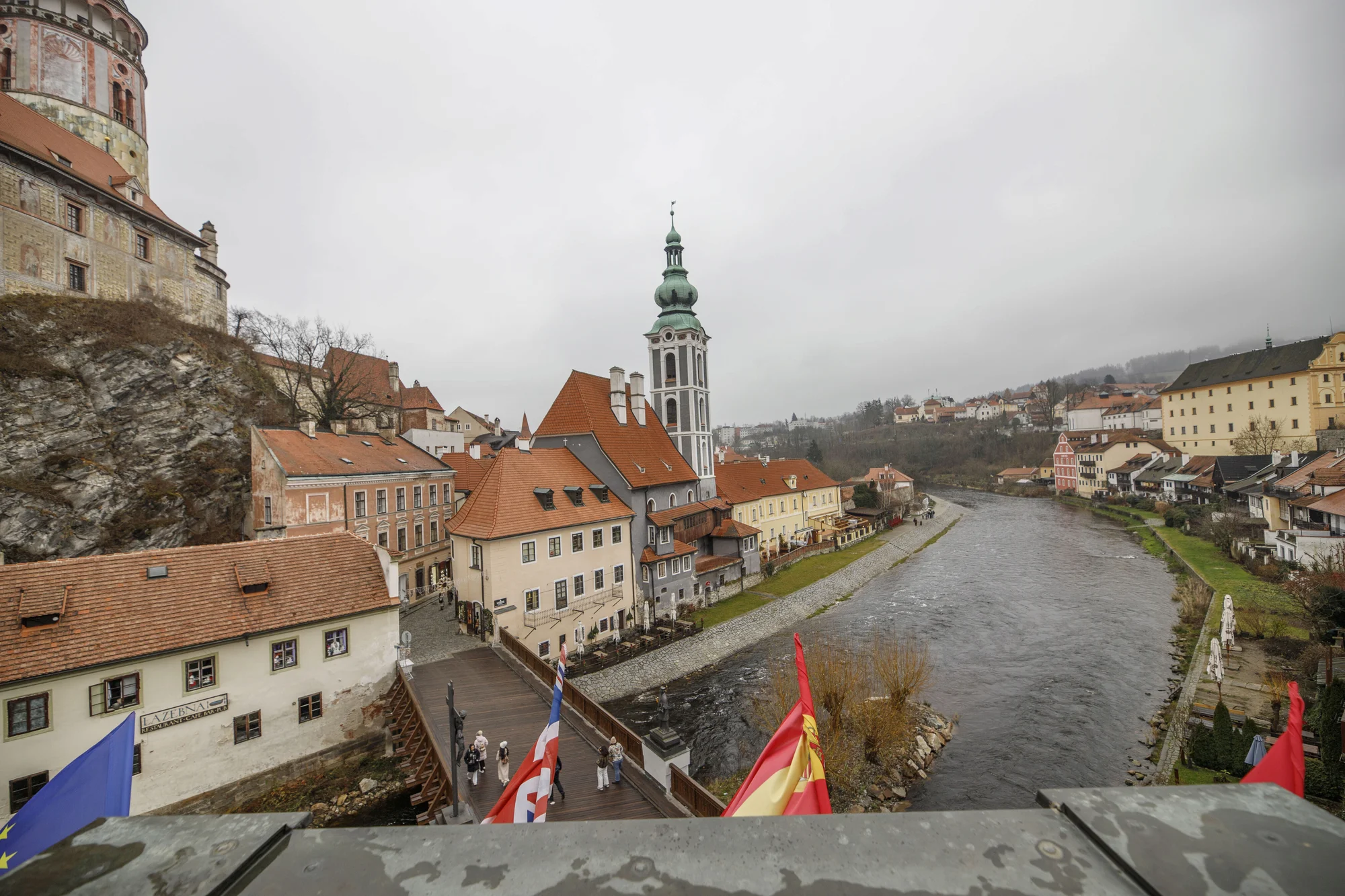 Pobyt v centru Českého Krumlova: elegantní pokoje a bufetové snídaně