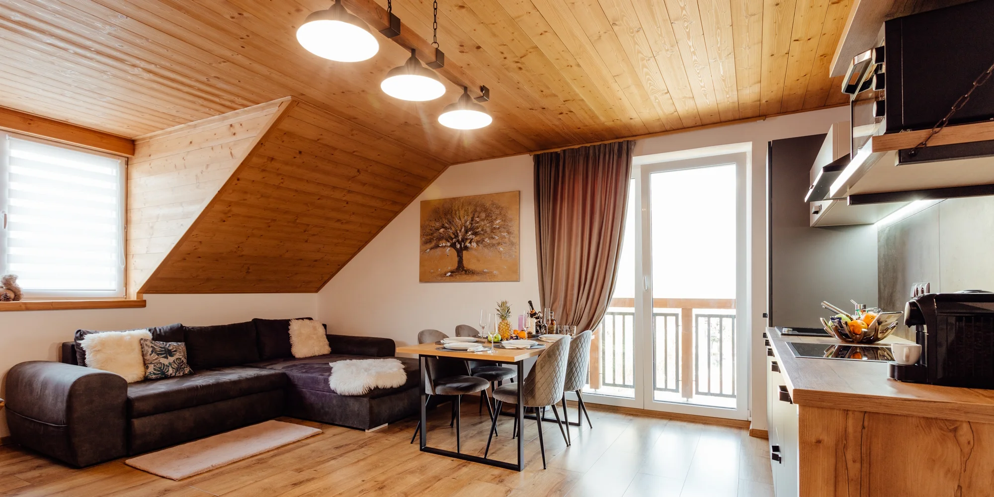 Luxusní studia a apartmány v srdci Liptova až pro 6 osob a 60 minut privátního odpočinku