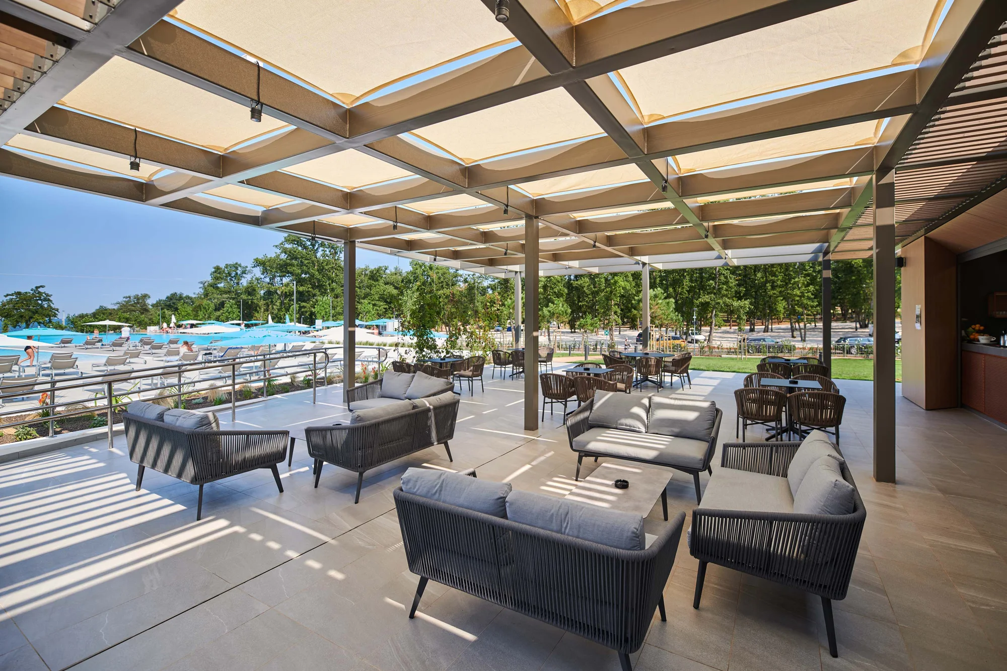 Dovolená v mobilním domku na Istrii: aquapark s několika bazény i miniklub