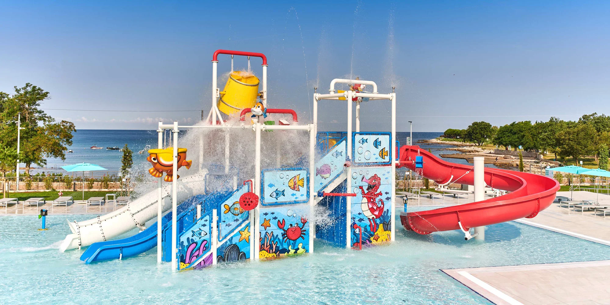 Dovolená v mobilním domku na Istrii: aquapark s několika bazény i miniklub