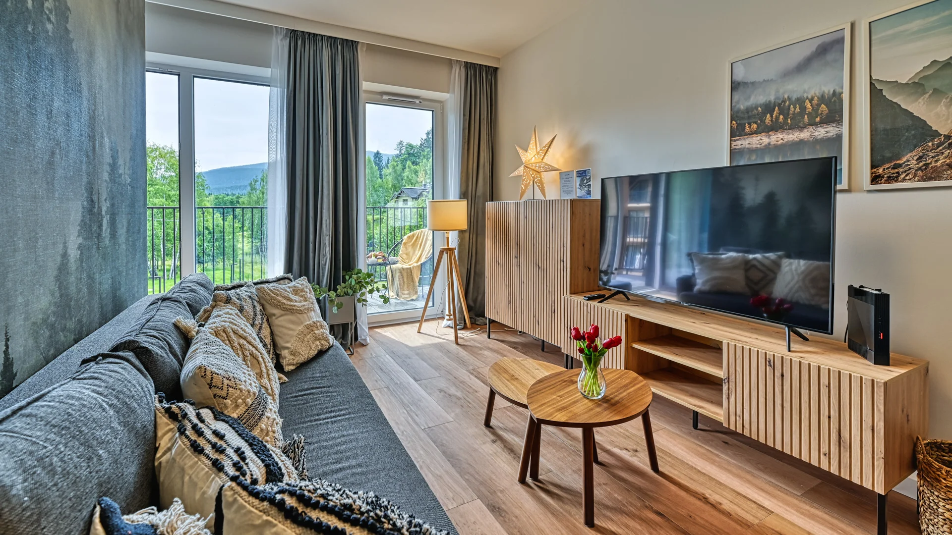Relax i aktivní dovolená v polských Krkonoších: moderní apartmány, neomezená sauna