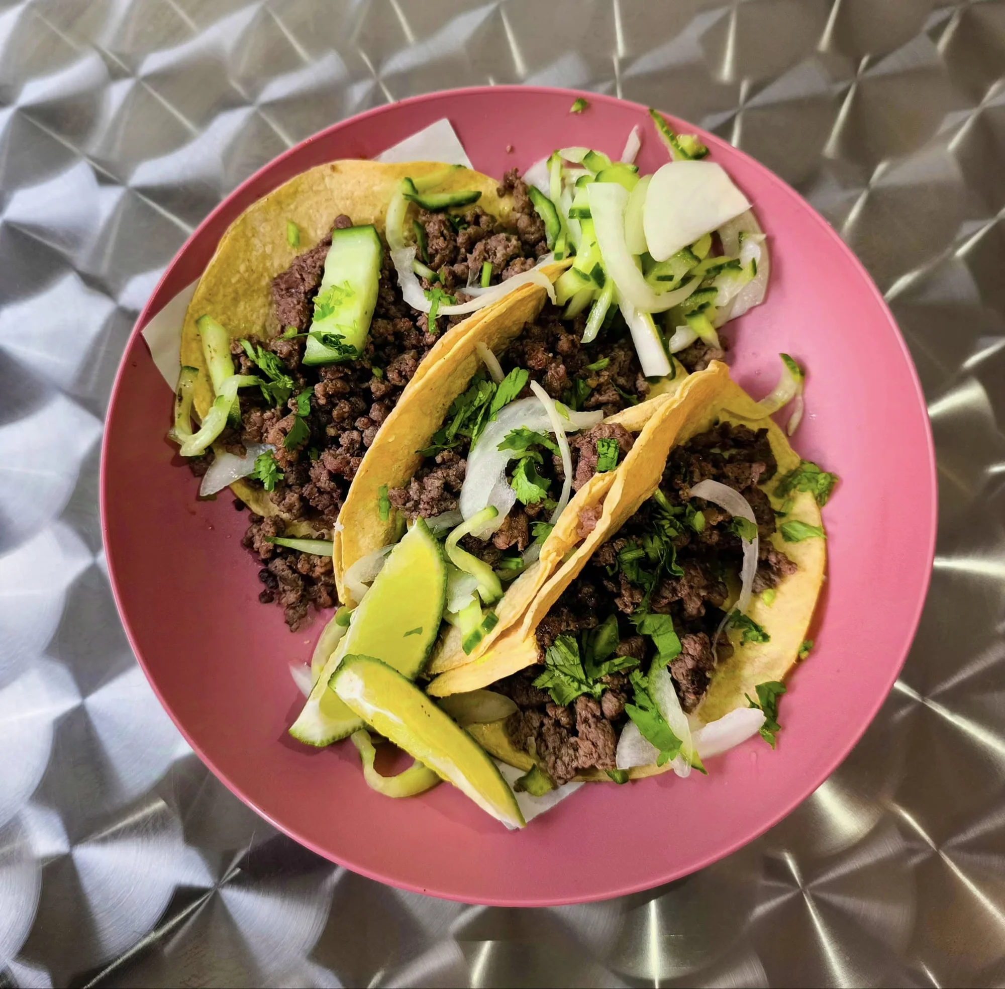 4chodové mexické menu pro 2 osoby: předkrm, polévka, tacos, dezert a mexické pivo nebo limonáda