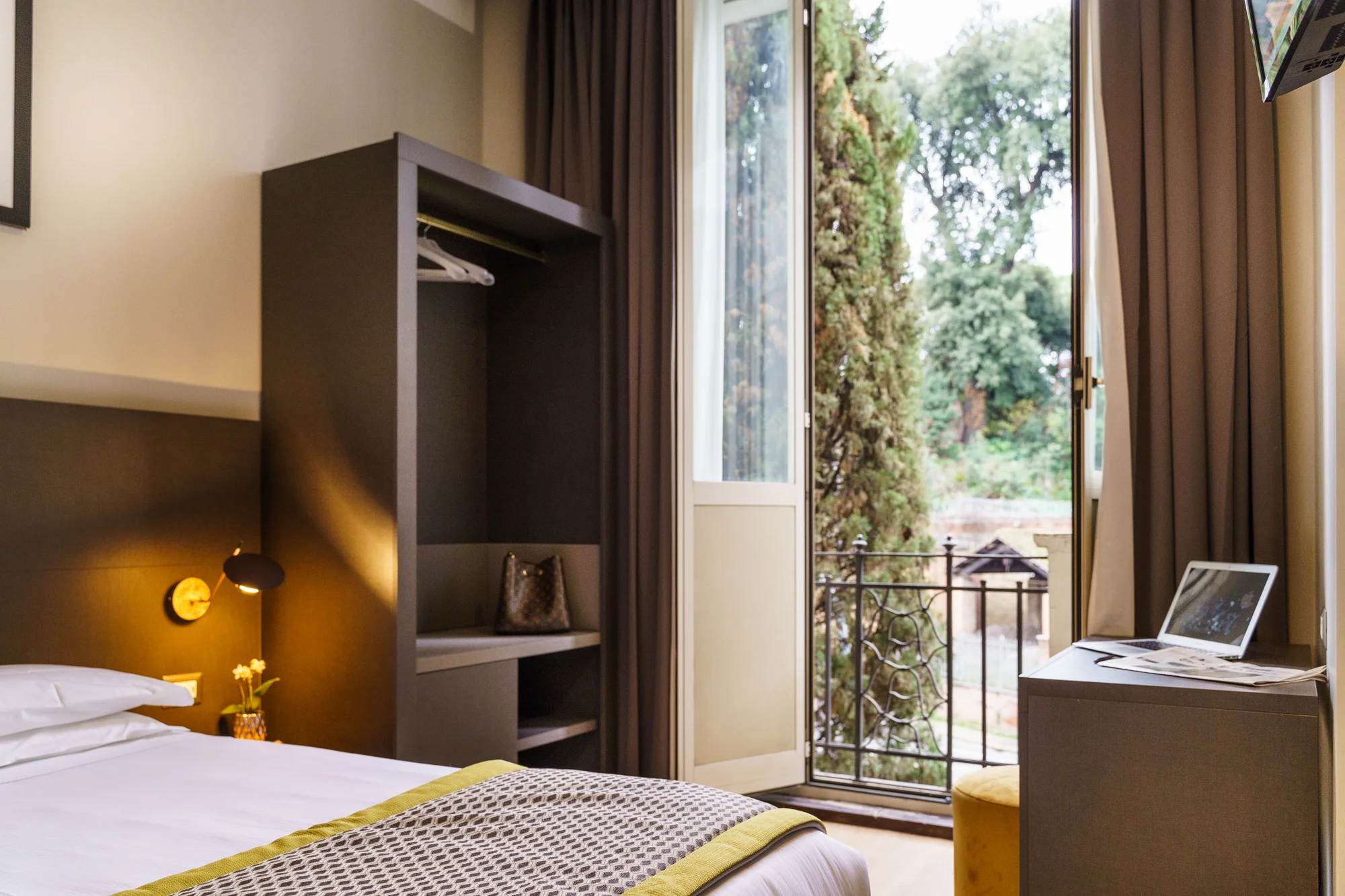 Hotel v centru Říma jen 1,7 km od Kolosea a 2,9 km od Fontány di Trevi: pobyt se snídaní