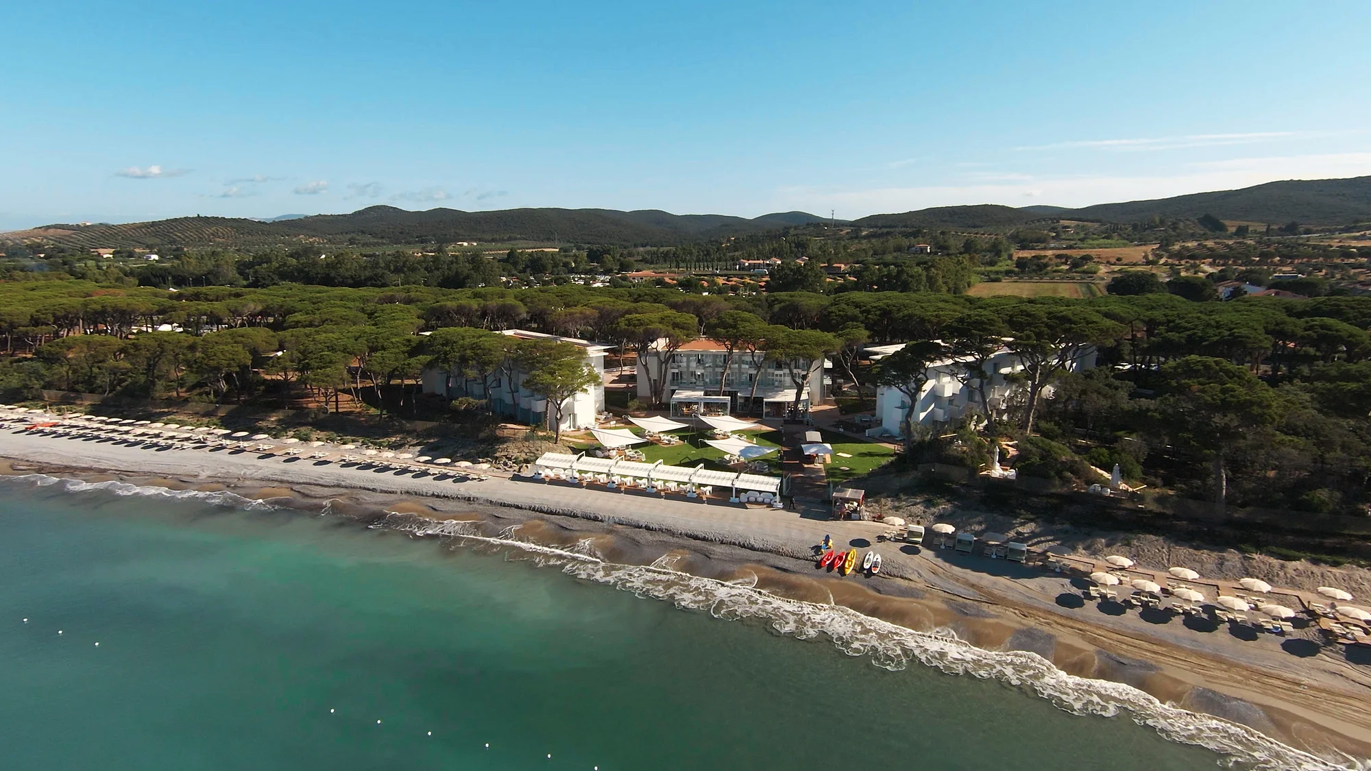 Luxusní dovolená v Toskánsku: 5* hotel přímo u pláže, snídaně nebo polopenze, animace