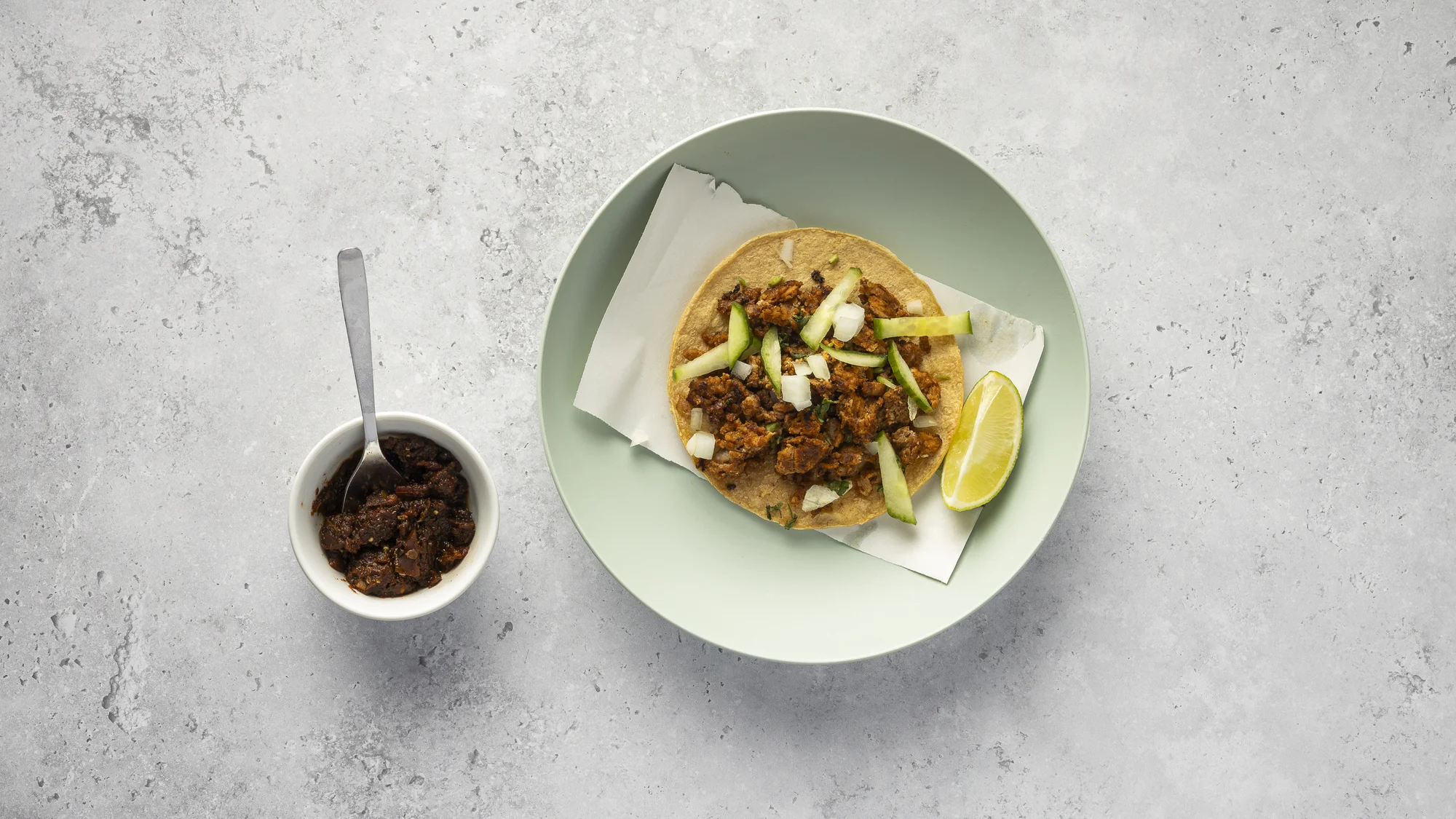 4chodové mexické menu pro 2 osoby: předkrm, polévka, tacos, dezert a mexické pivo nebo limonáda
