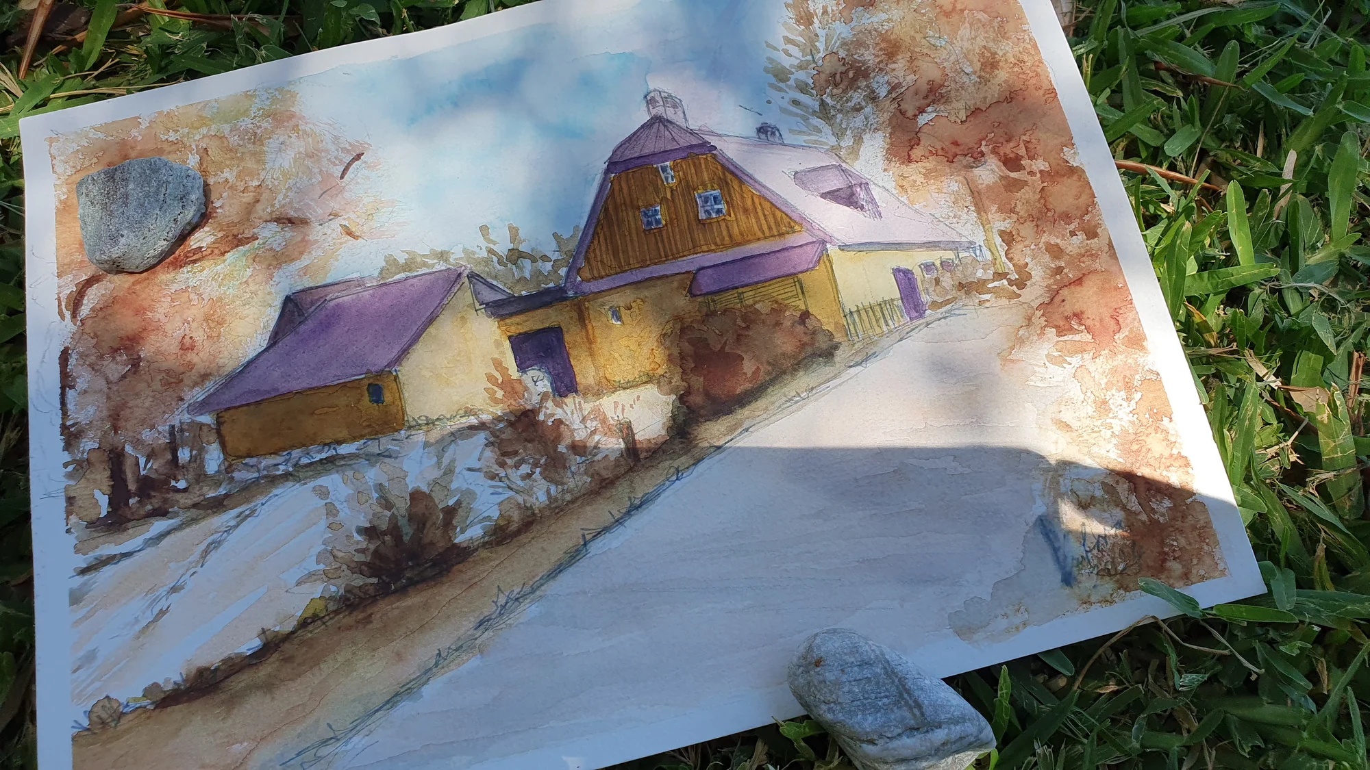 Víkendové kurzy malby, kresby a uměleckých technik: akvarel, akryl, pastely, pastelky či sketching