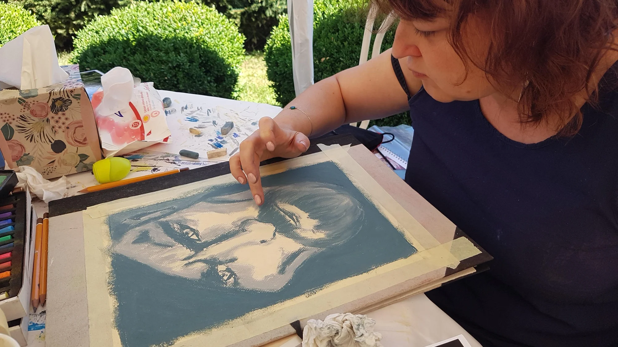 Víkendové kurzy malby, kresby a uměleckých technik: akvarel, akryl, pastely, pastelky či sketching