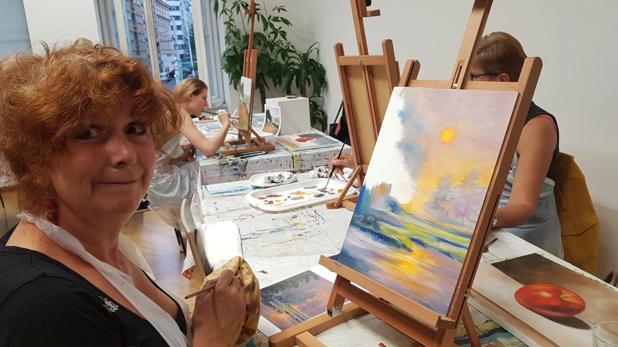 Víkendové kurzy malby, kresby a uměleckých technik: akvarel, akryl, pastely, pastelky či sketching