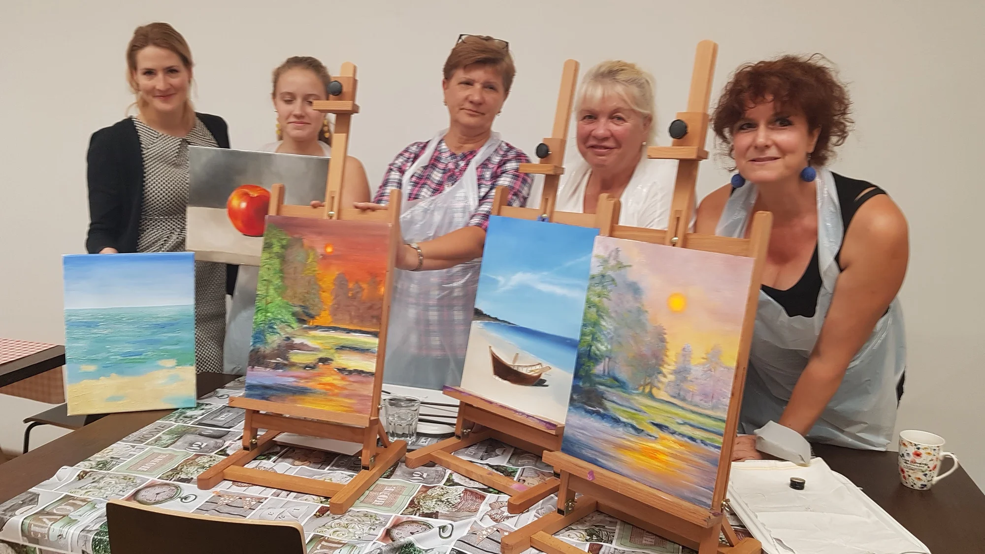 Víkendové kurzy malby, kresby a uměleckých technik: akvarel, akryl, pastely, pastelky či sketching