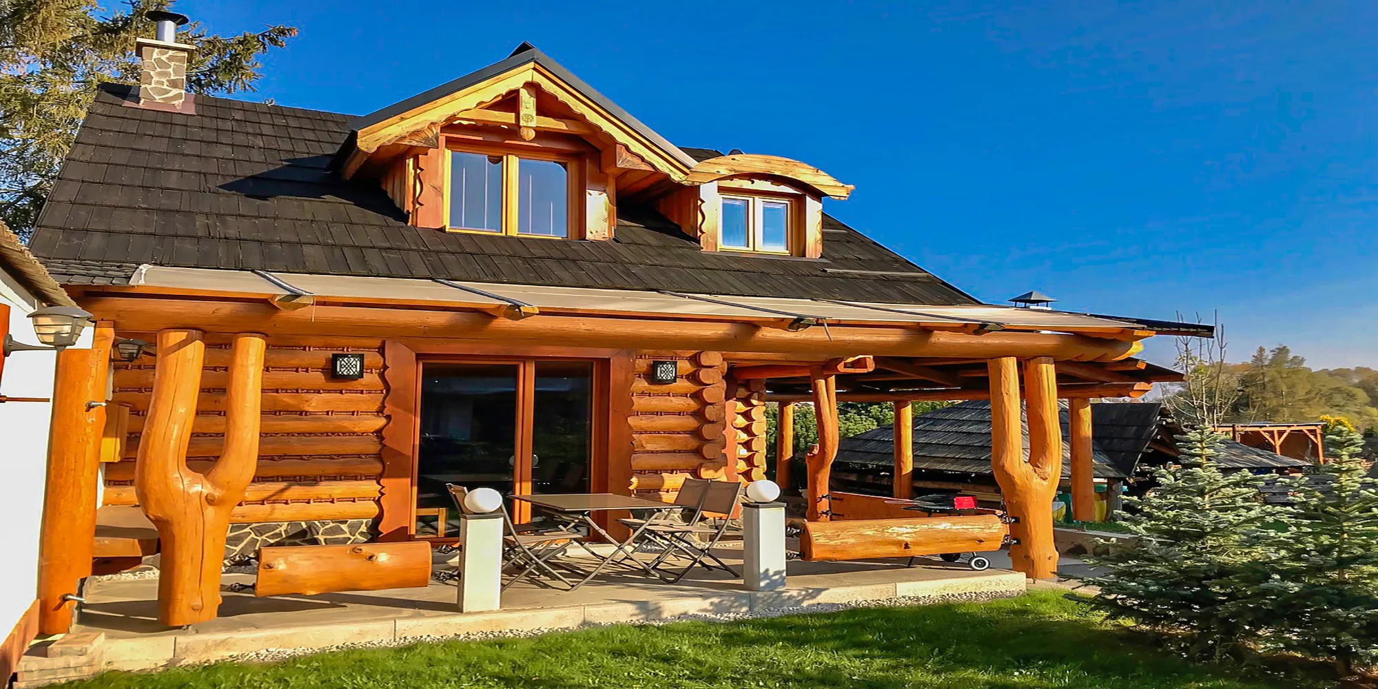 Ubytování ve stylově zařízené dřevěnici ve Vysokých Tatrách až pro 6 osob