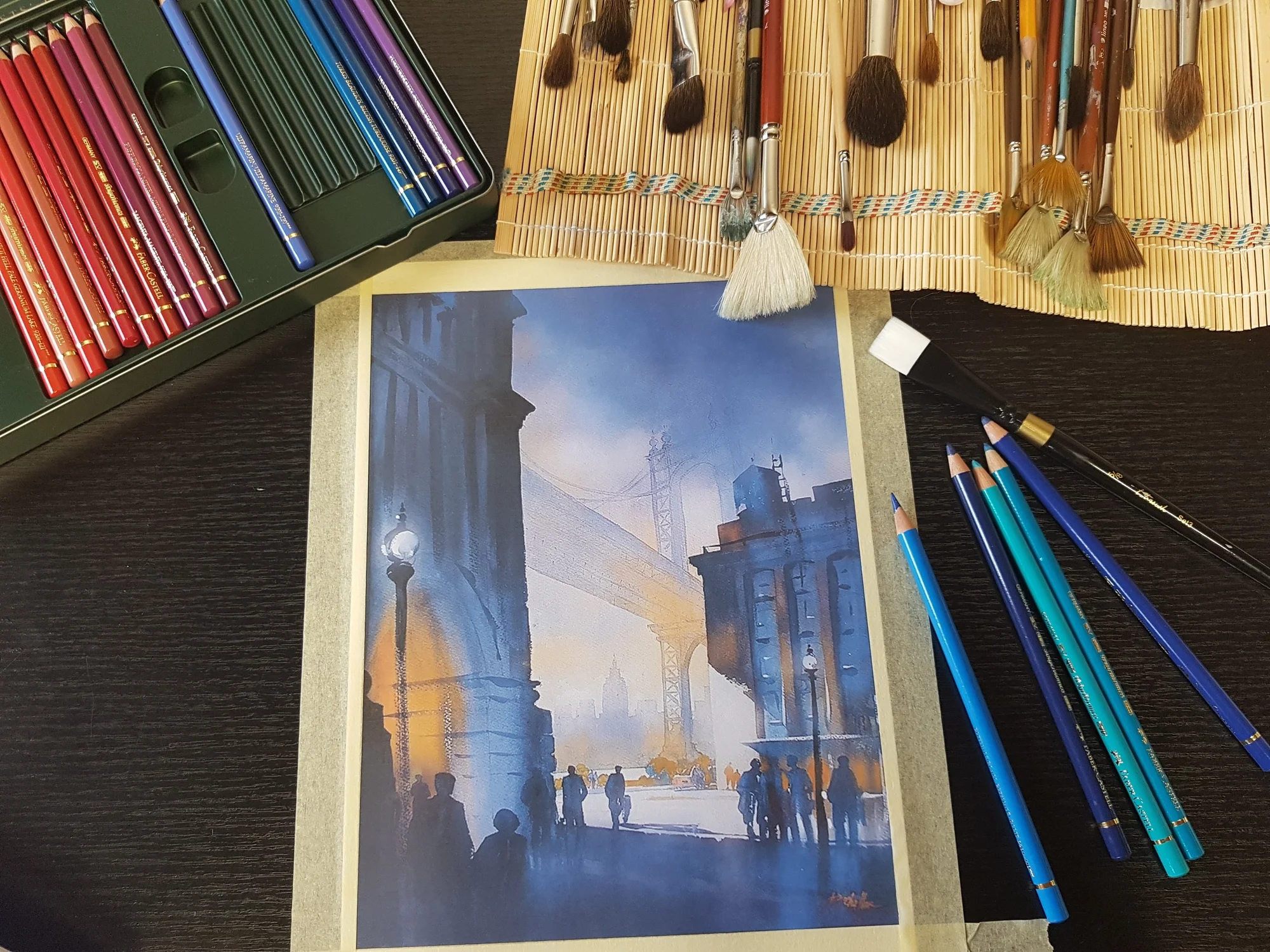 Víkendové kurzy malby, kresby a uměleckých technik: akvarel, akryl, pastely, pastelky či sketching