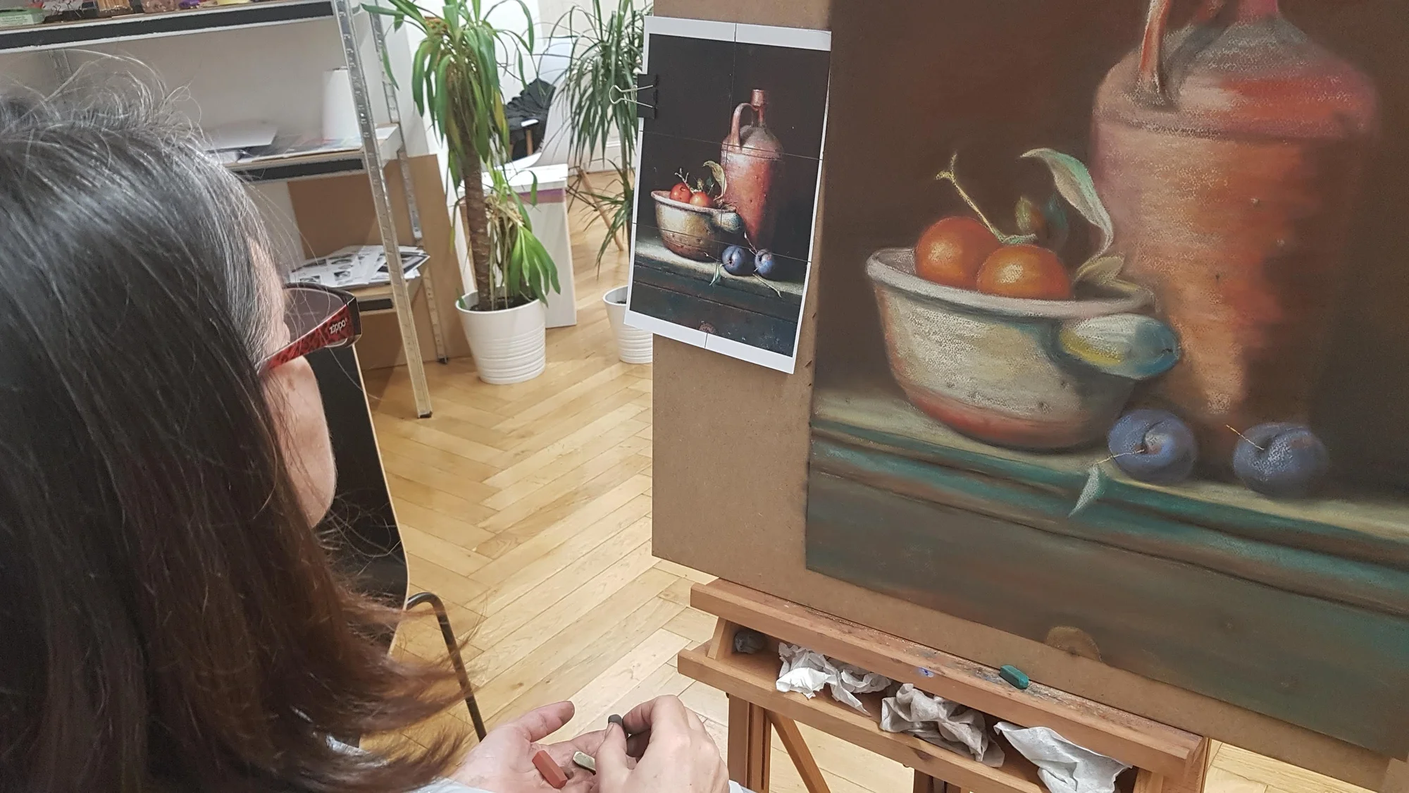 Víkendové kurzy malby, kresby a uměleckých technik: akvarel, akryl, pastely, pastelky či sketching