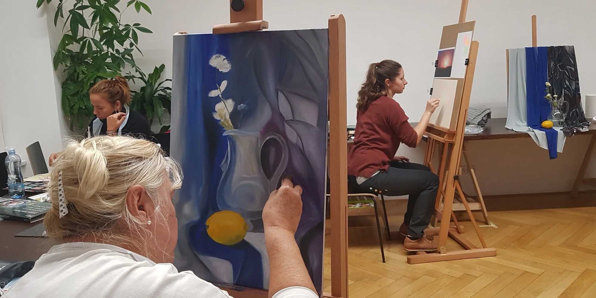 Víkendové kurzy malby, kresby a uměleckých technik: akvarel, akryl, pastely, pastelky či sketching
