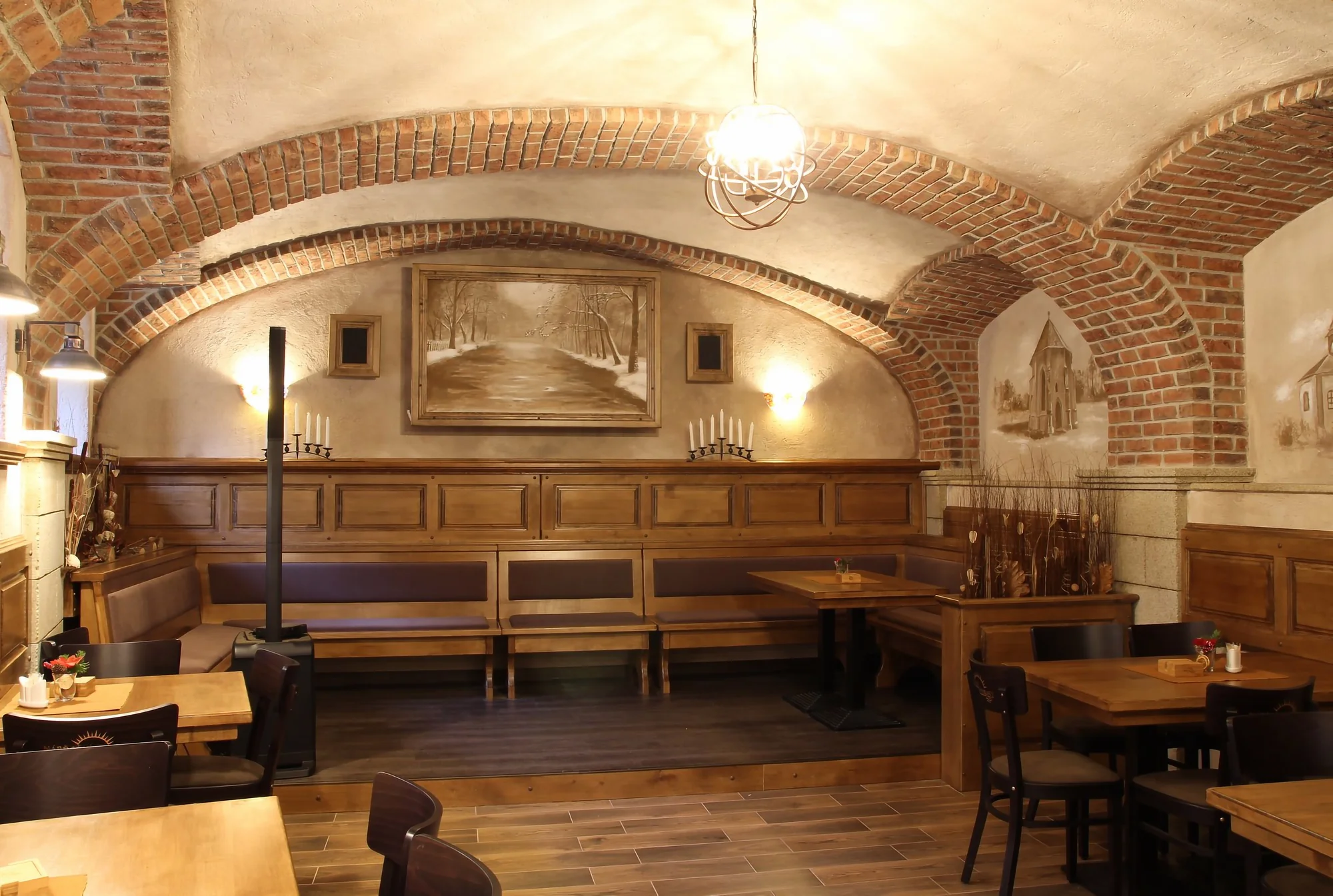 Prkno plné masa včetně příloh i omáček v nádherné restauraci Nábřežní terasy