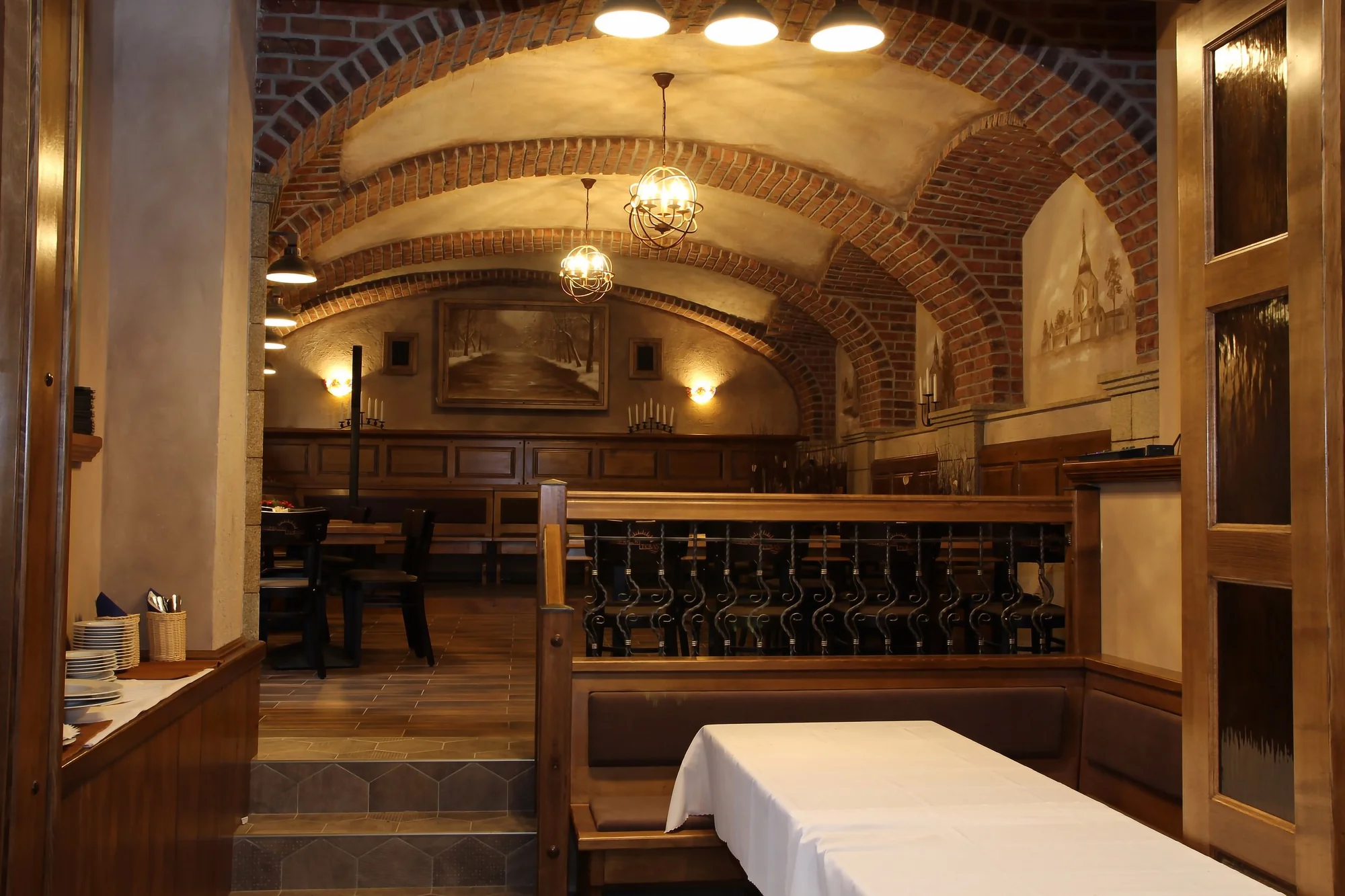 Prkno plné masa včetně příloh i omáček v nádherné restauraci Nábřežní terasy