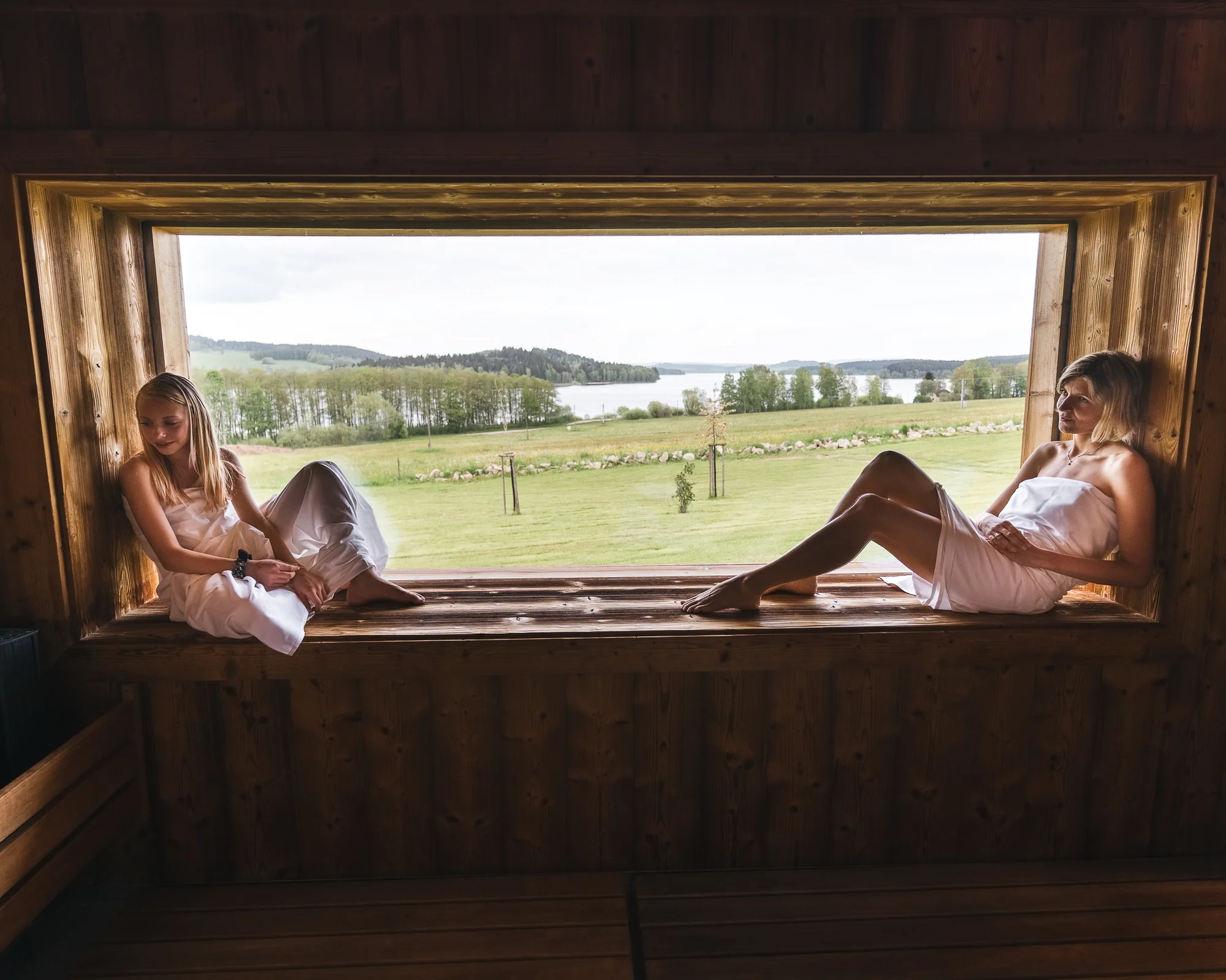 120 min. relaxu v privátní panoramatické finské sauně až pro 6 osob