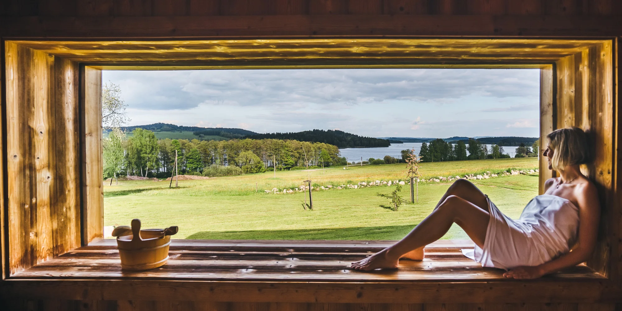 120 min. relaxu v privátní panoramatické finské sauně až pro 6 osob