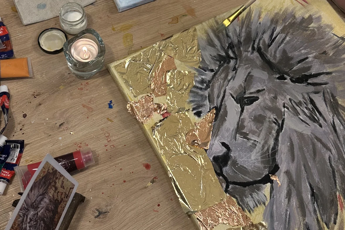 Art rande: romantický workshop malování akrylem i s lahví sektu a občerstvením