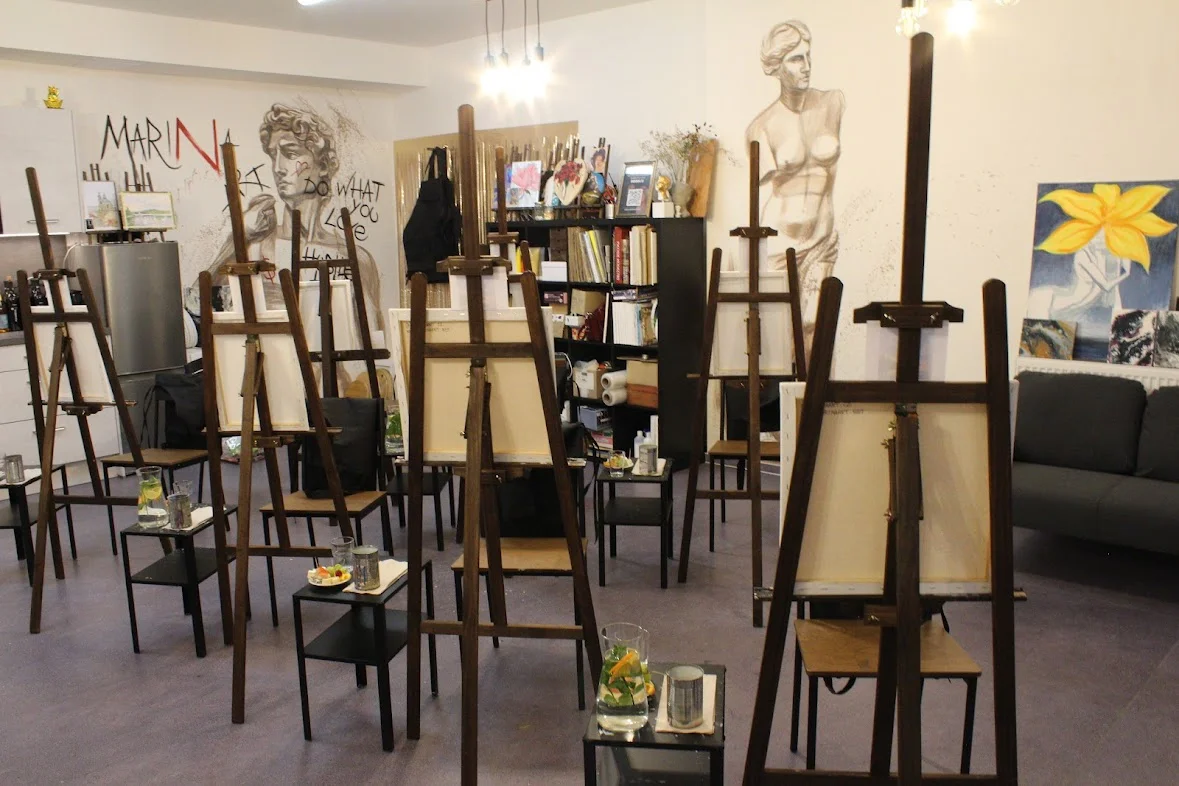 Art rande: romantický workshop malování akrylem i s lahví sektu a občerstvením