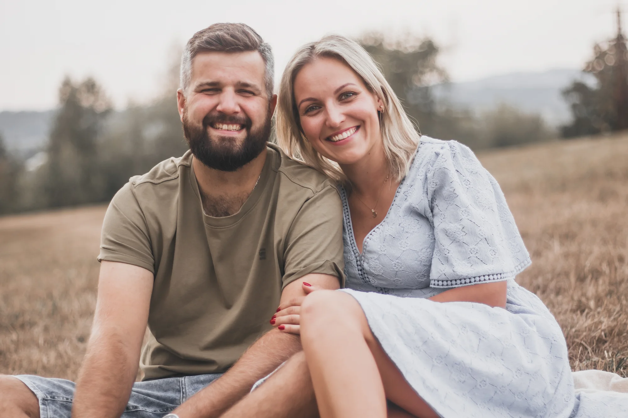 Venkovní rodinné nebo párové focení: 4–15 upravených fotek