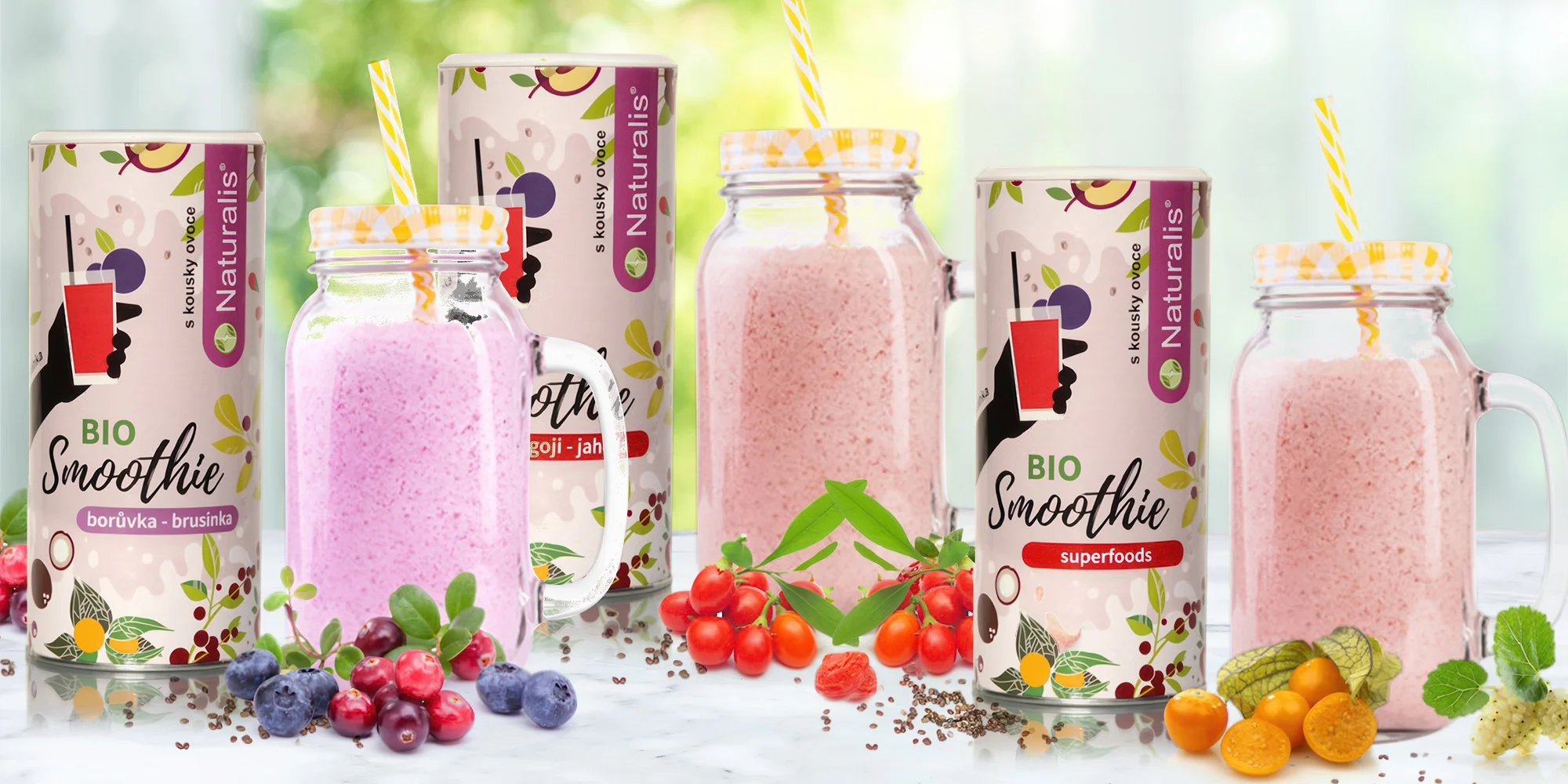 Osvěžte se zdravým nápojem: bio smoothies