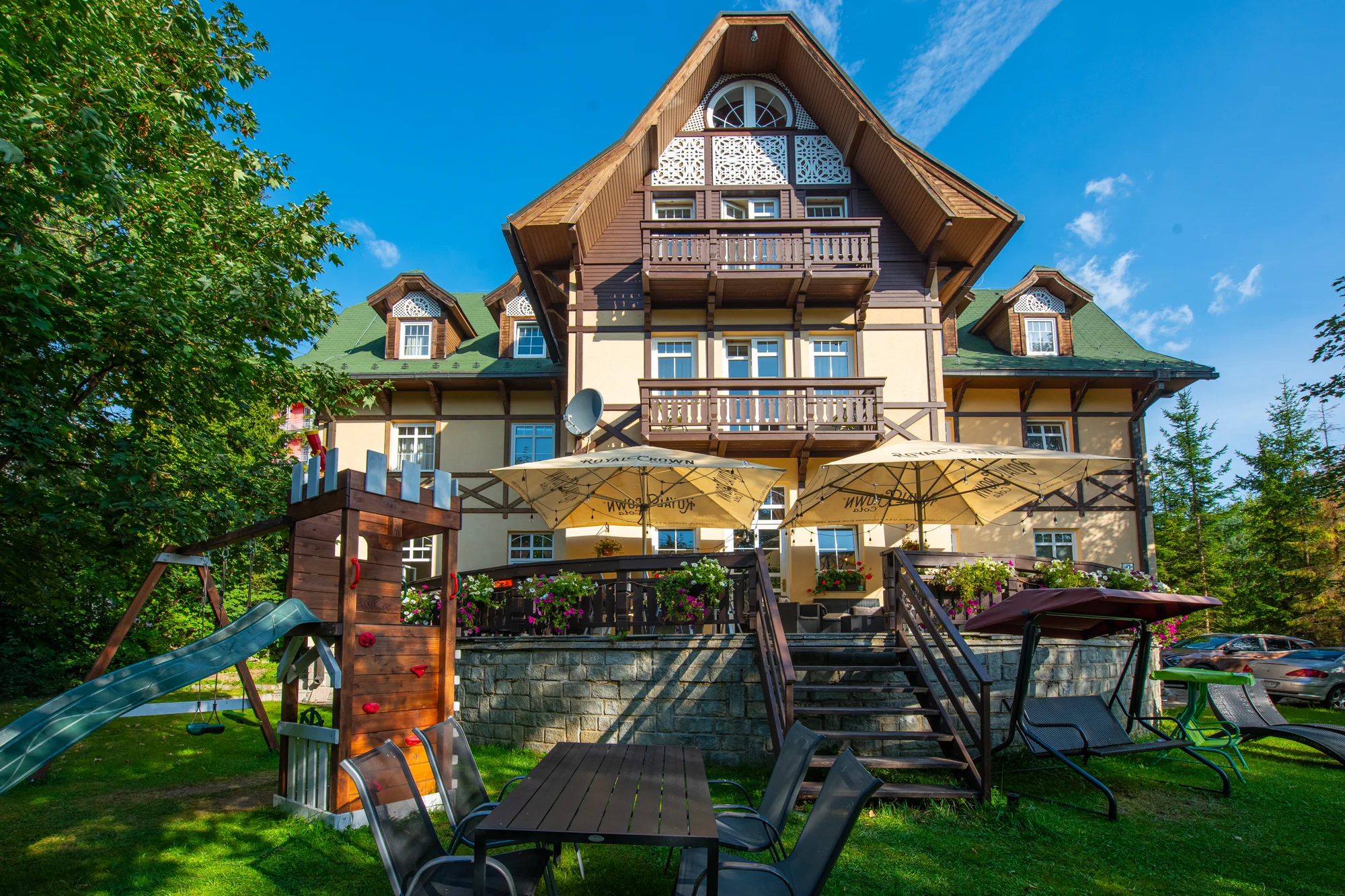 Pobyt kousek od lázní Nový Smokovec s polopenzí a saunou