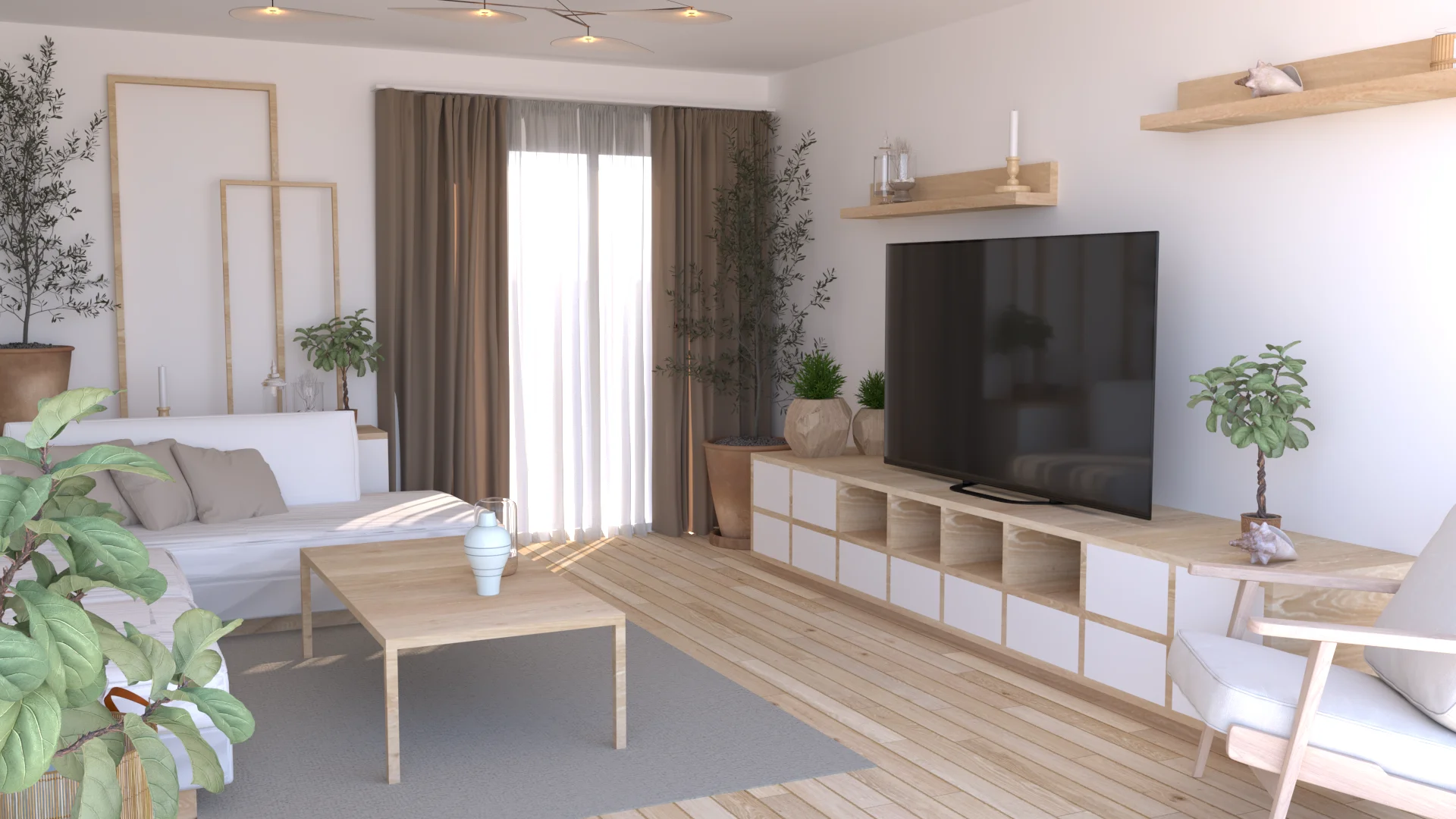 Kreativní i praktický návrh interiéru pokoje či celého bytu vč. vizualizací
