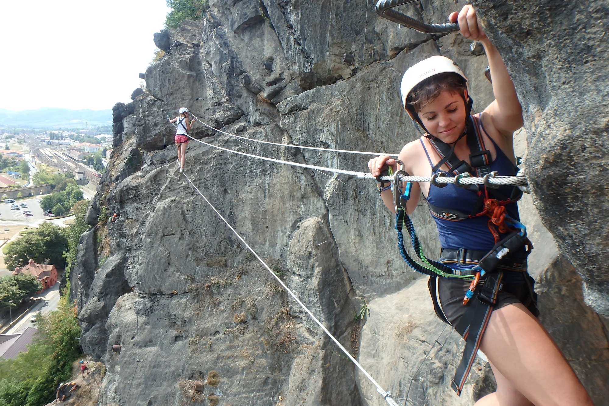 Skupinová via ferrata v Děčíně či v Saském Švýcarsku pro 1 nebo 3 osoby