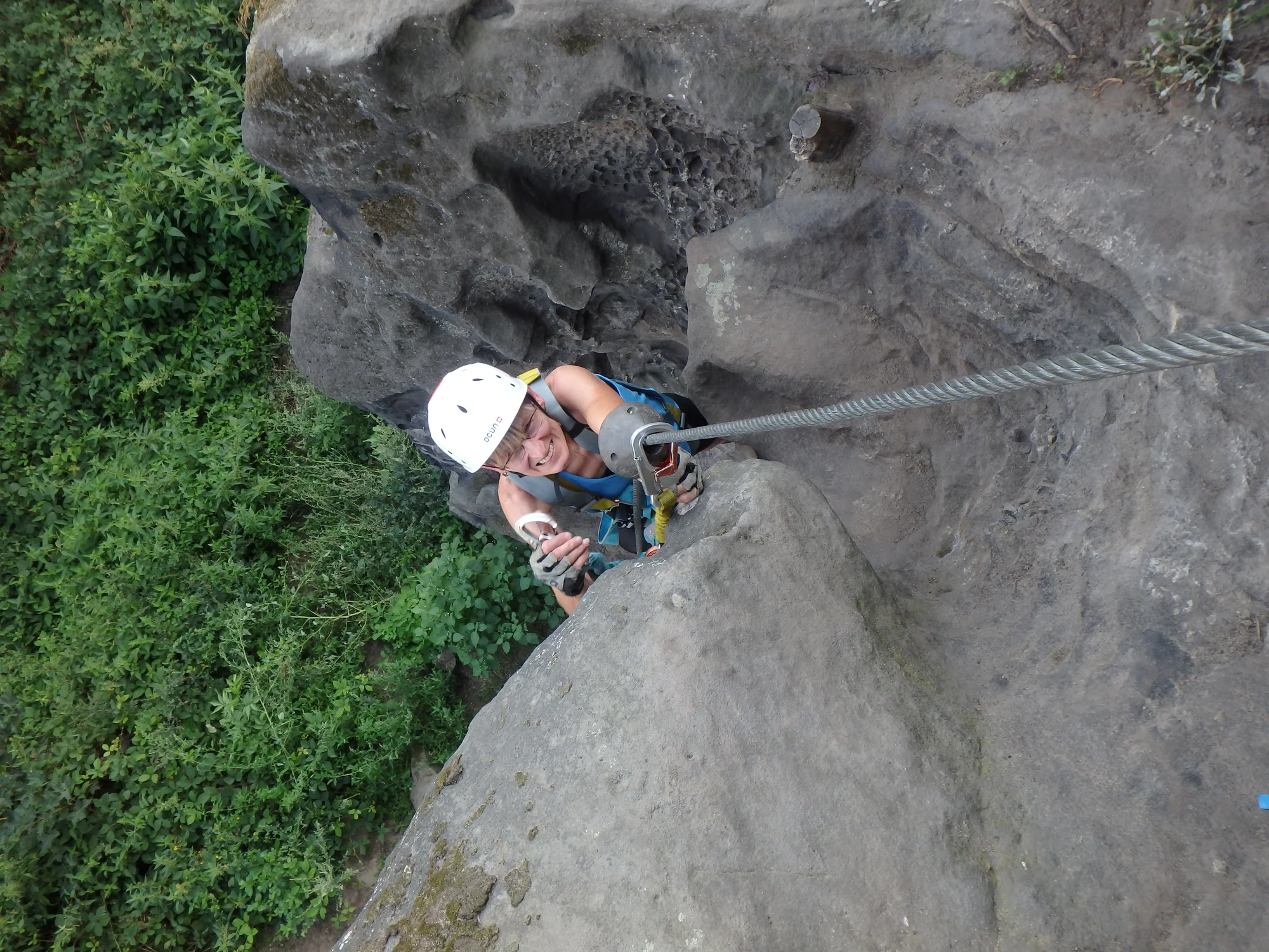 Skupinová via ferrata v Děčíně či v Saském Švýcarsku pro 1 nebo 3 osoby