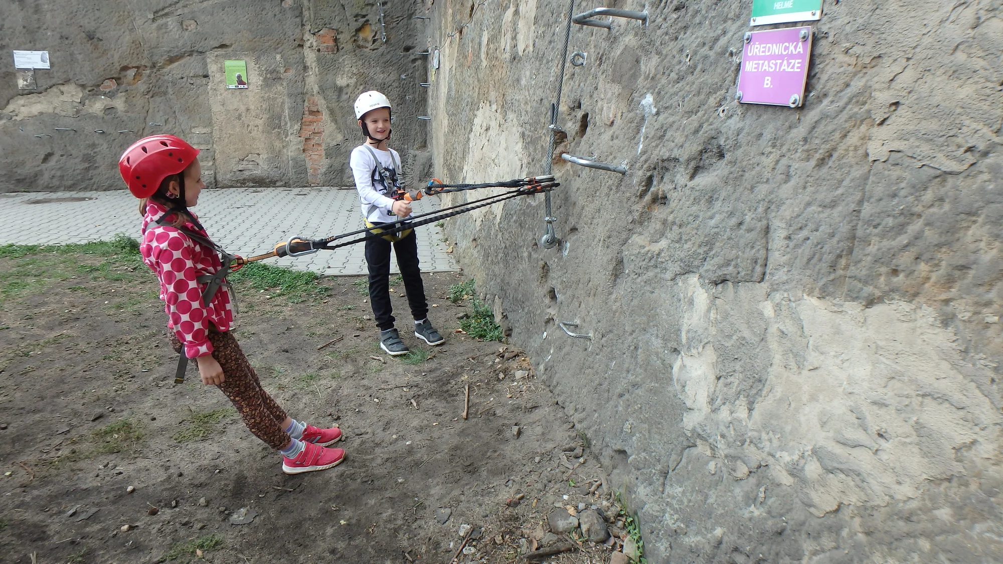 Skupinová via ferrata v Děčíně či v Saském Švýcarsku pro 1 nebo 3 osoby