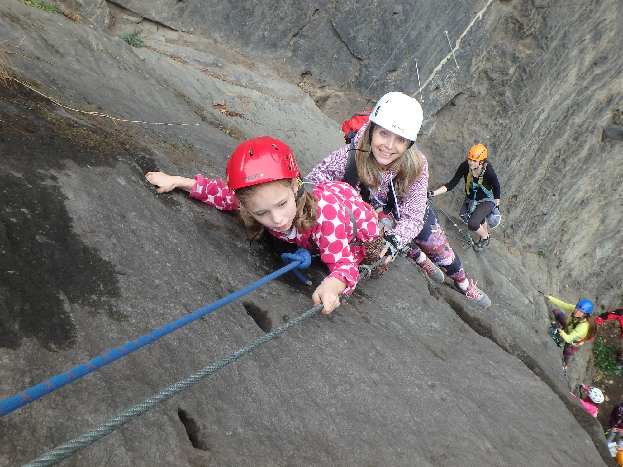 Skupinová via ferrata v Děčíně či v Saském Švýcarsku pro 1 nebo 3 osoby