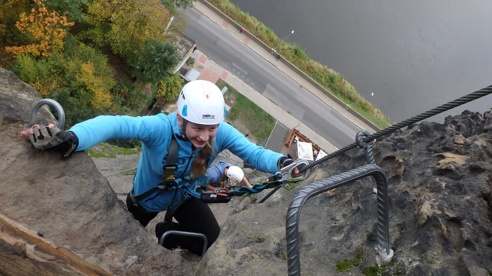 Skupinová via ferrata v Děčíně či v Saském Švýcarsku pro 1 nebo 3 osoby