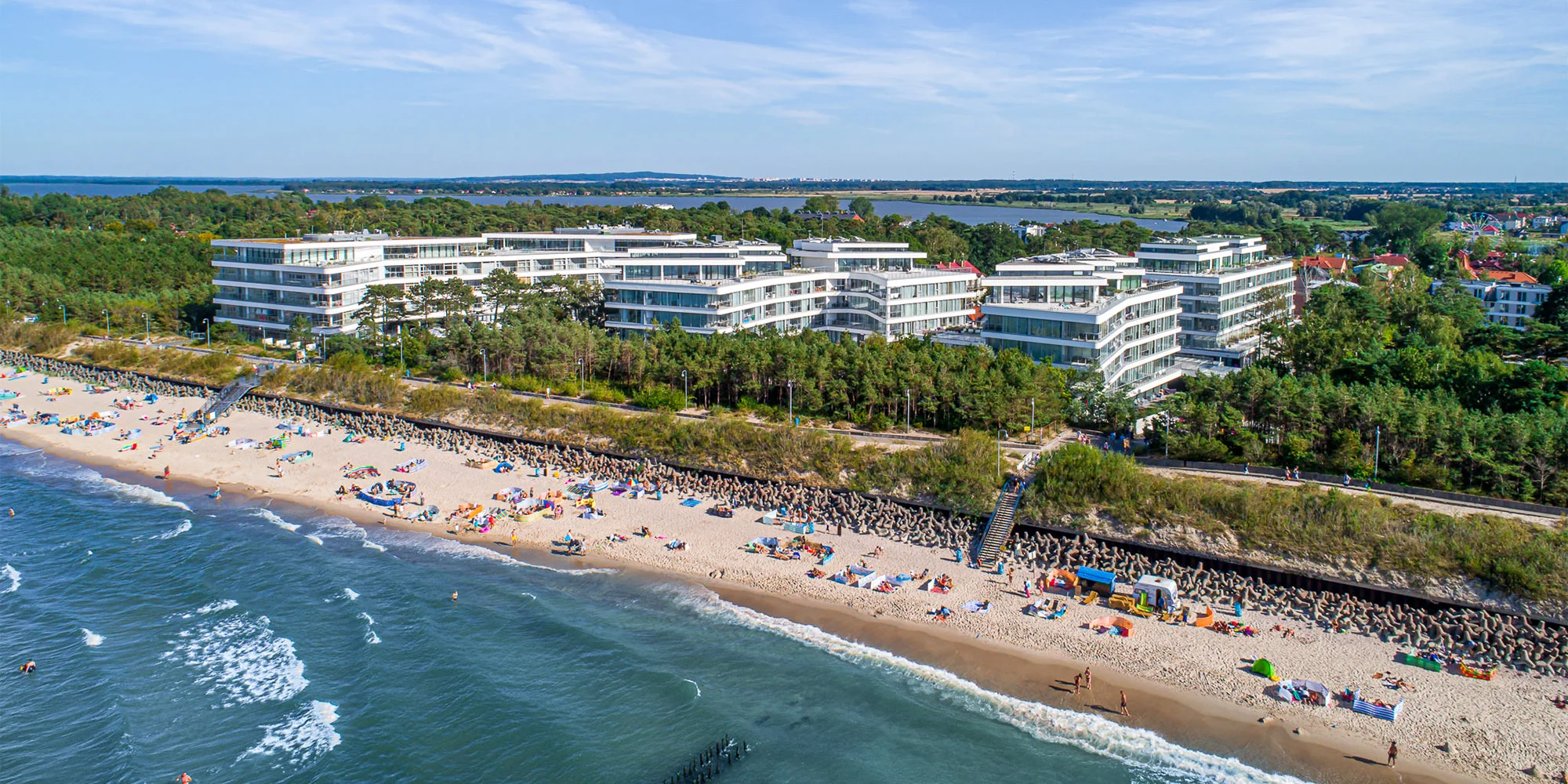 5* luxus u Baltu: moderní apartmány přímo u moře, varianta se snídaní i pobyt pro dvě děti zdarma