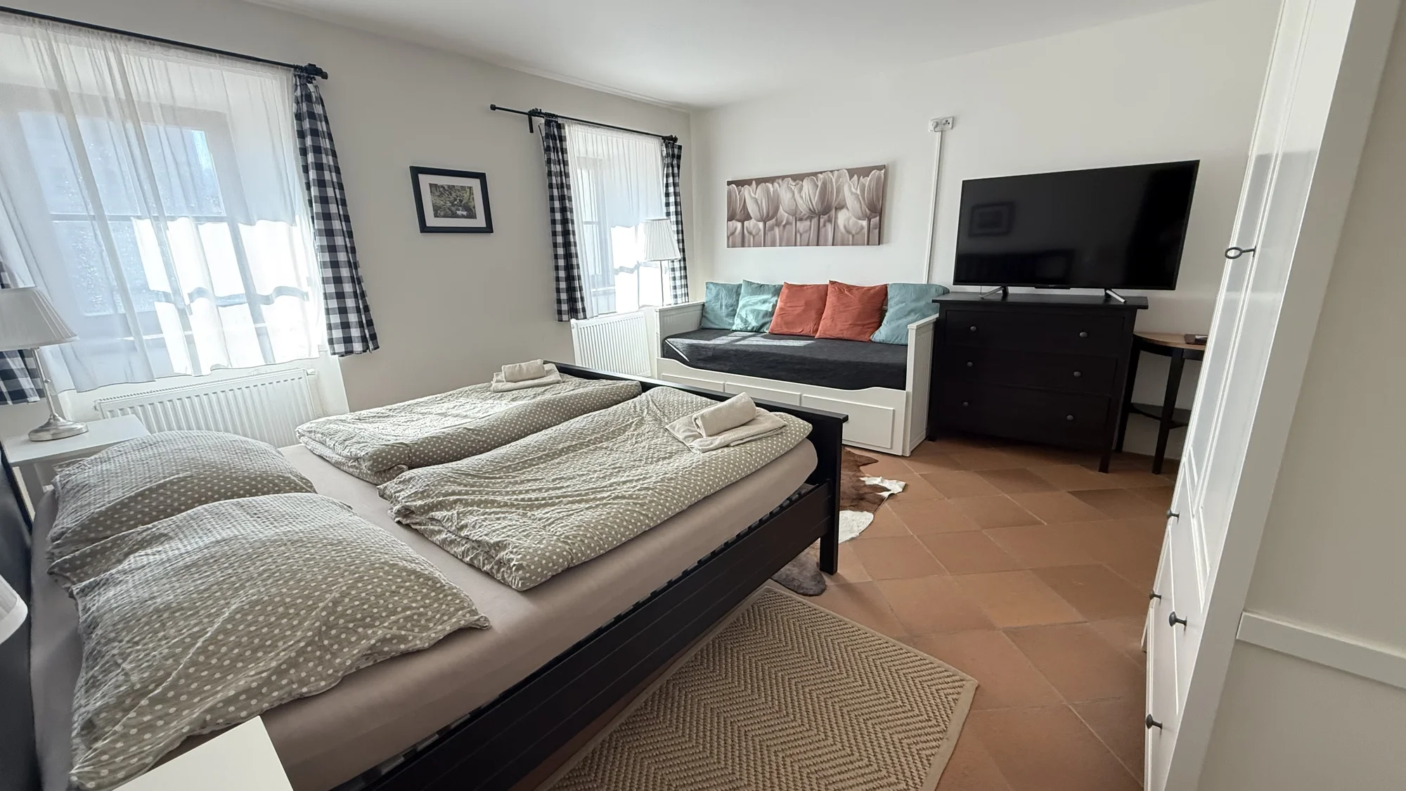 Apartmány v Rožmberku na břehu Vltavy i se snídaní pro 2–5 osob