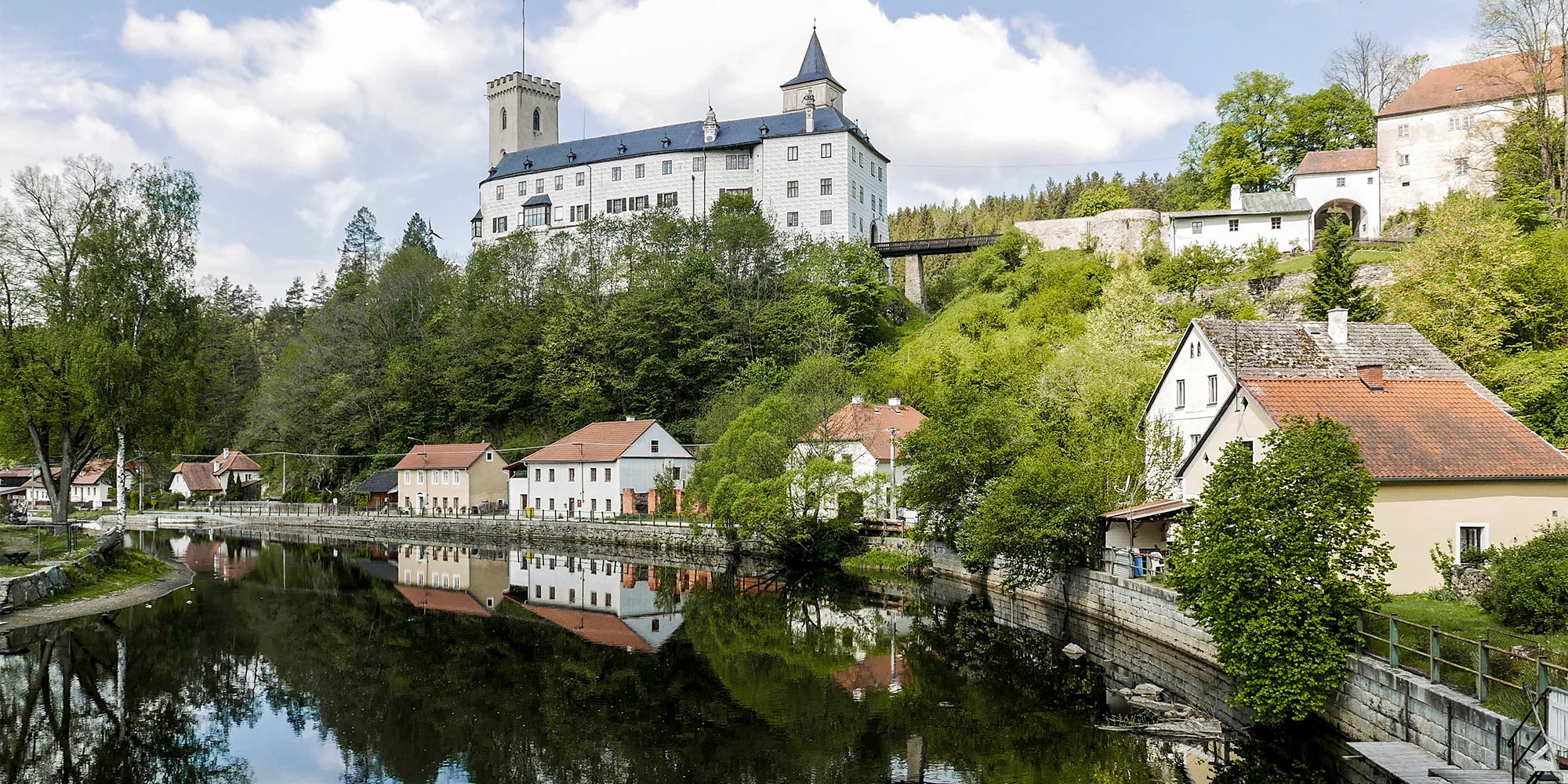 Apartmány v Rožmberku na břehu Vltavy i se snídaní