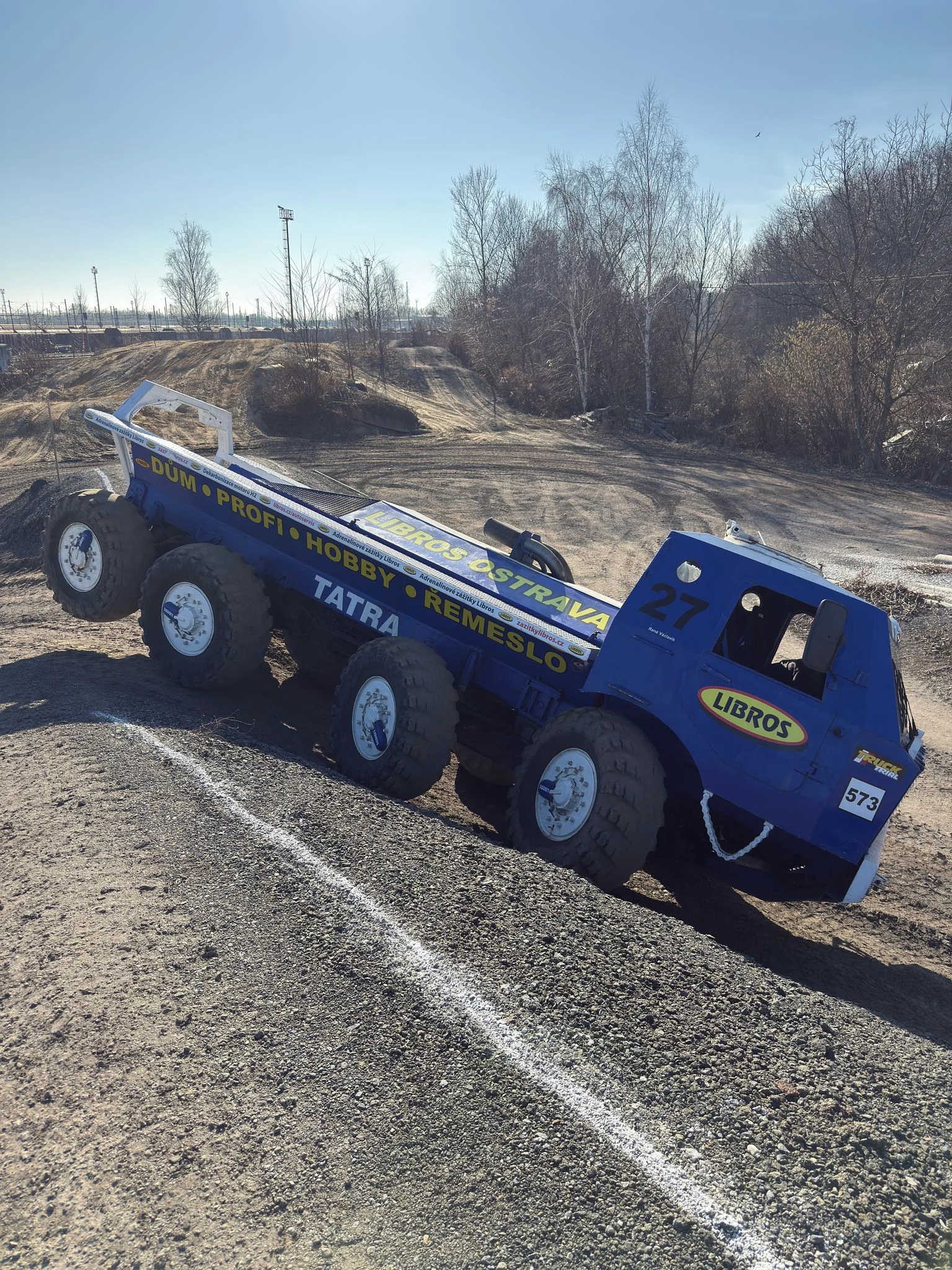 15–60 minut drtivé jízdy v kabině giganta Tatra 813 8x8 Truck Trial