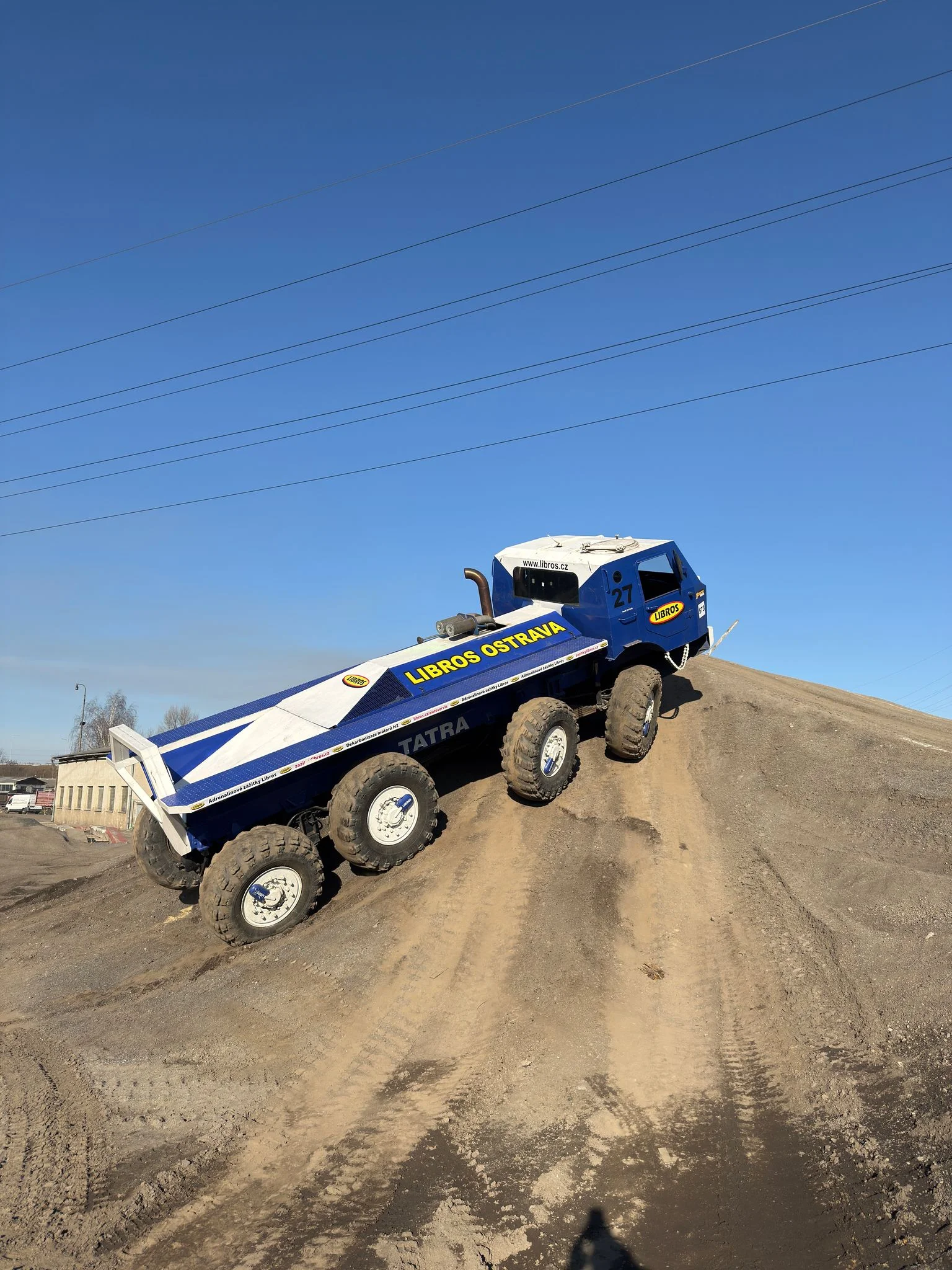 15–60 minut drtivé jízdy v kabině giganta Tatra 813 8x8 Truck Trial