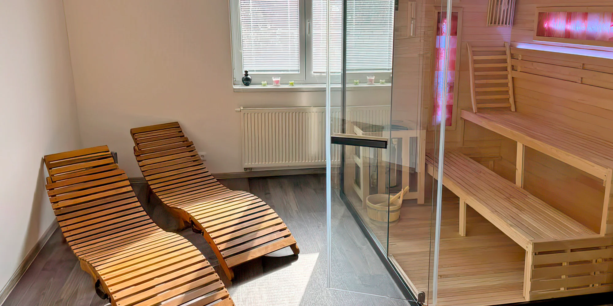 Privátní finská sauna pro 1–3 osoby na 60 i 90 minut